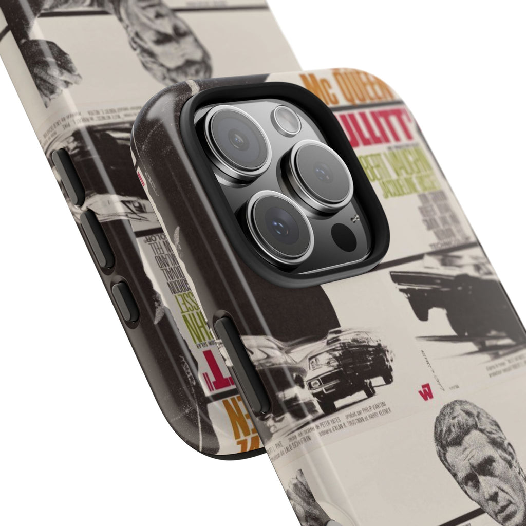 Steve McQueen Bullitt Movie Tough Phone Case | Classic Car Chase Film Phone Case