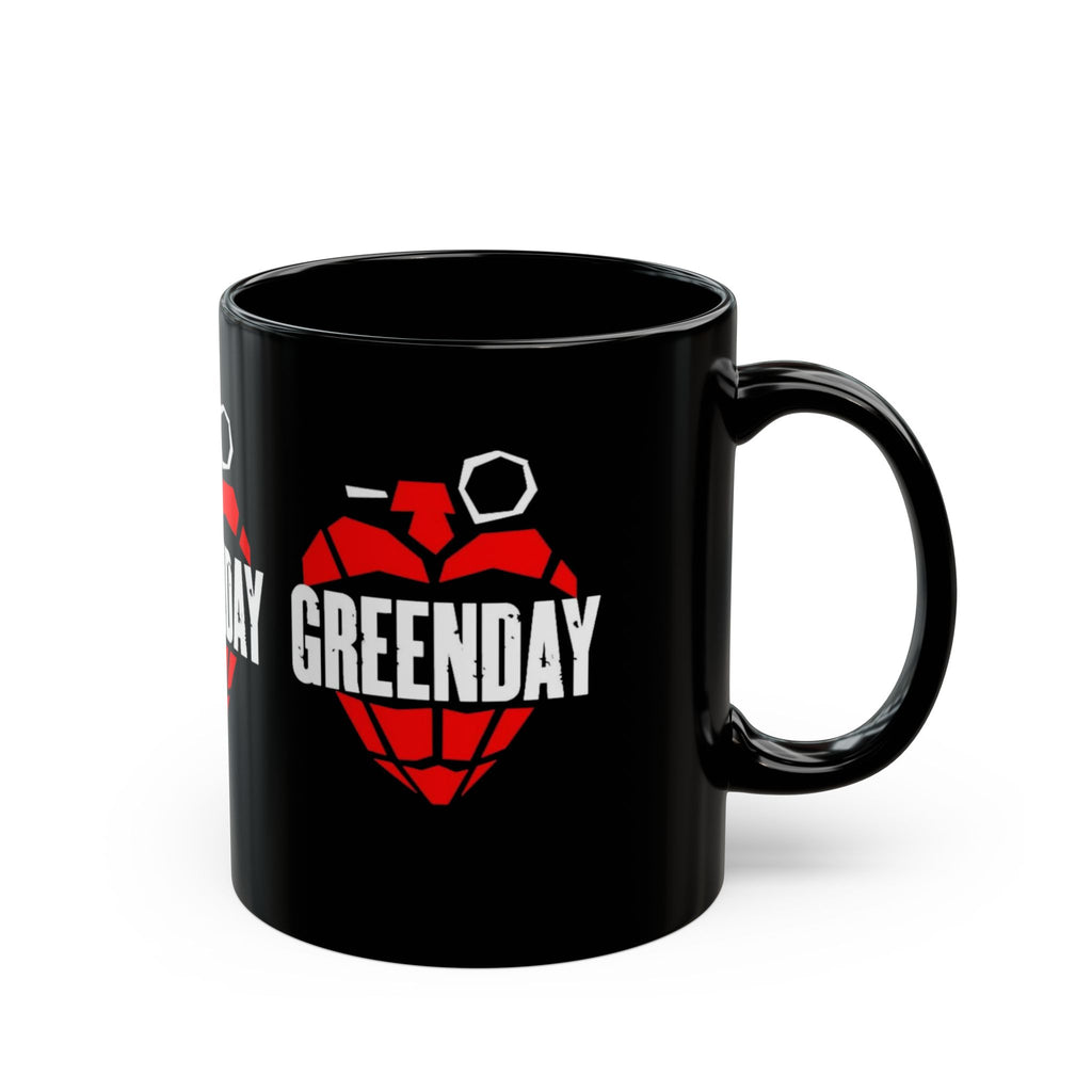 Green Day 11oz Ceramic Coffee Black Mug | Punk Rock Coffee Cup