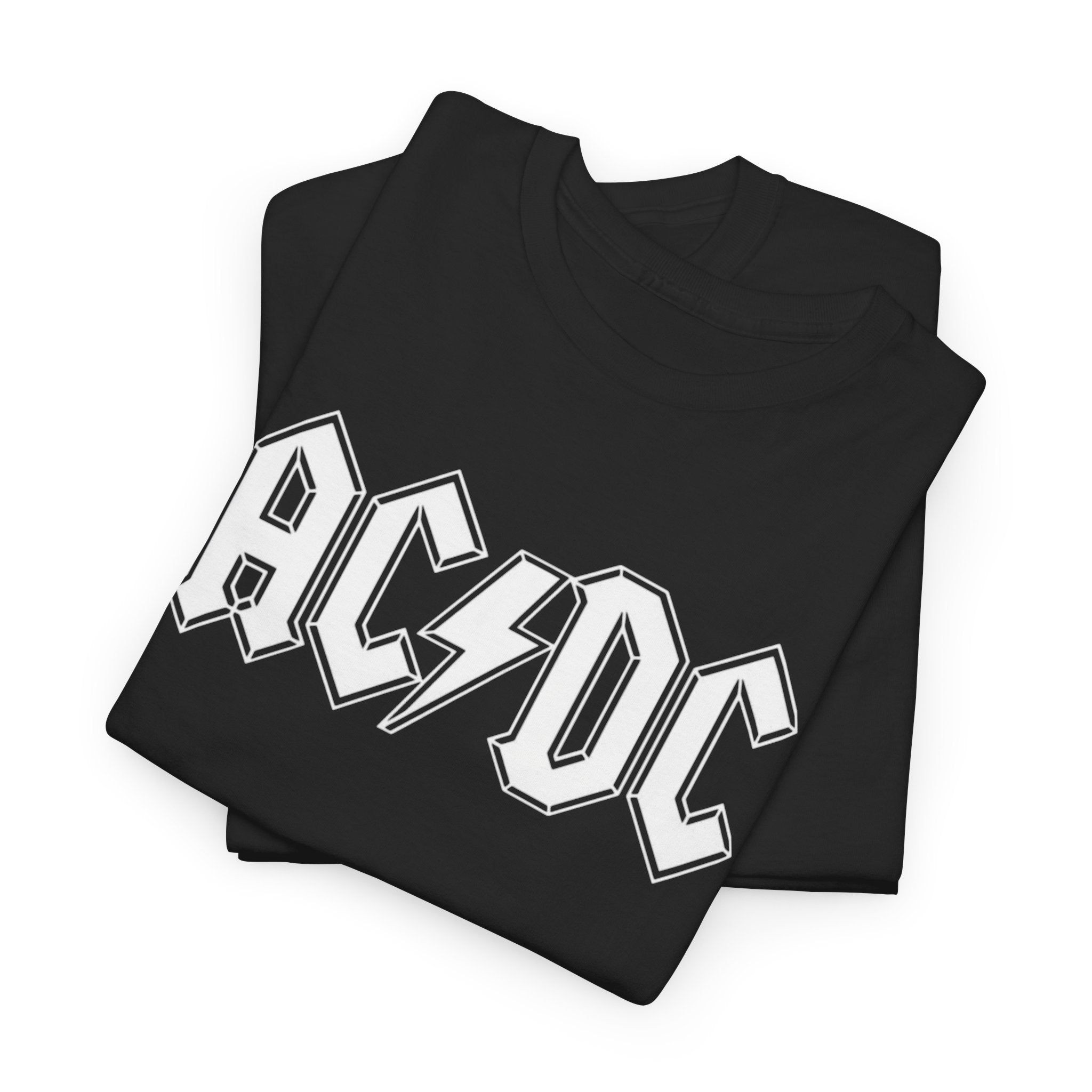 Unisex AC/DC Hard Rock band inspired with a custom batch T-Shirt (4 Colors)