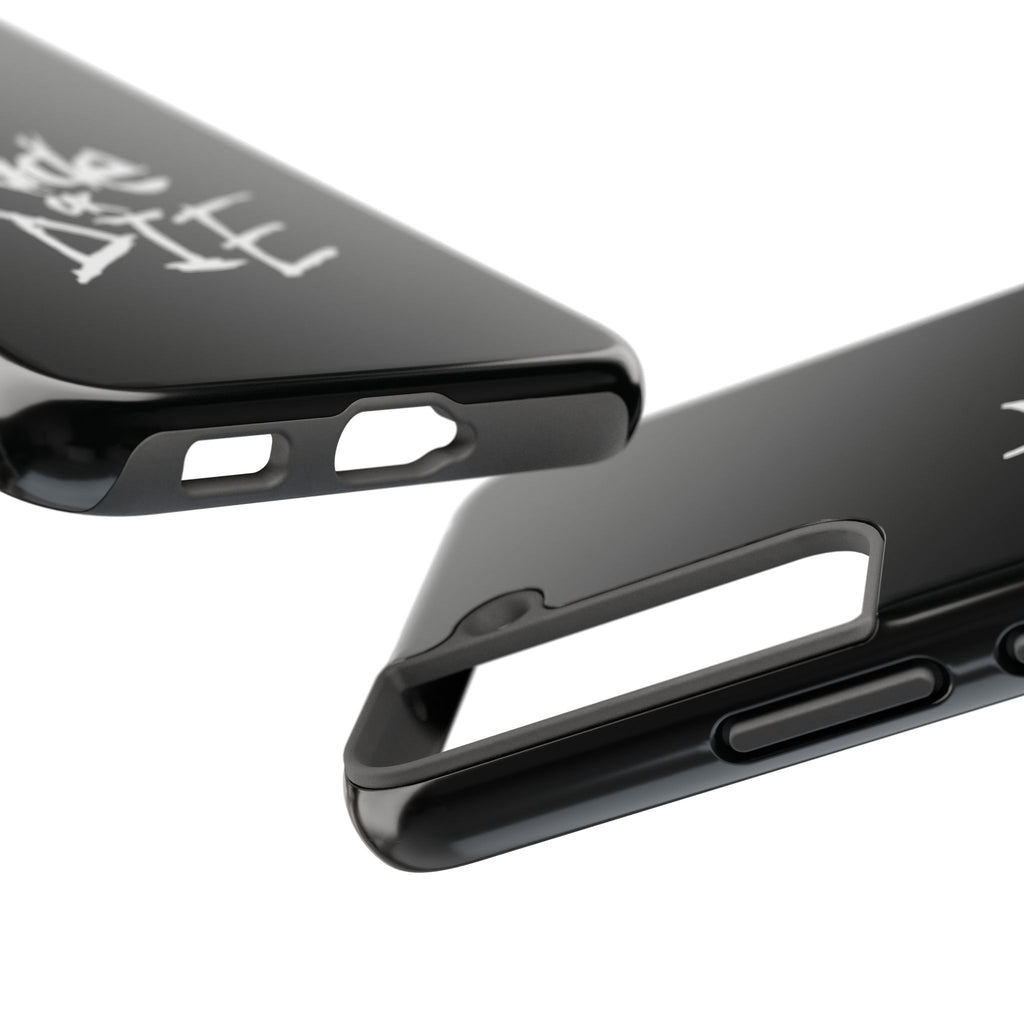 Ride or Die Skull Tough Phone Case | Edgy Script Biker Style Phone Case
