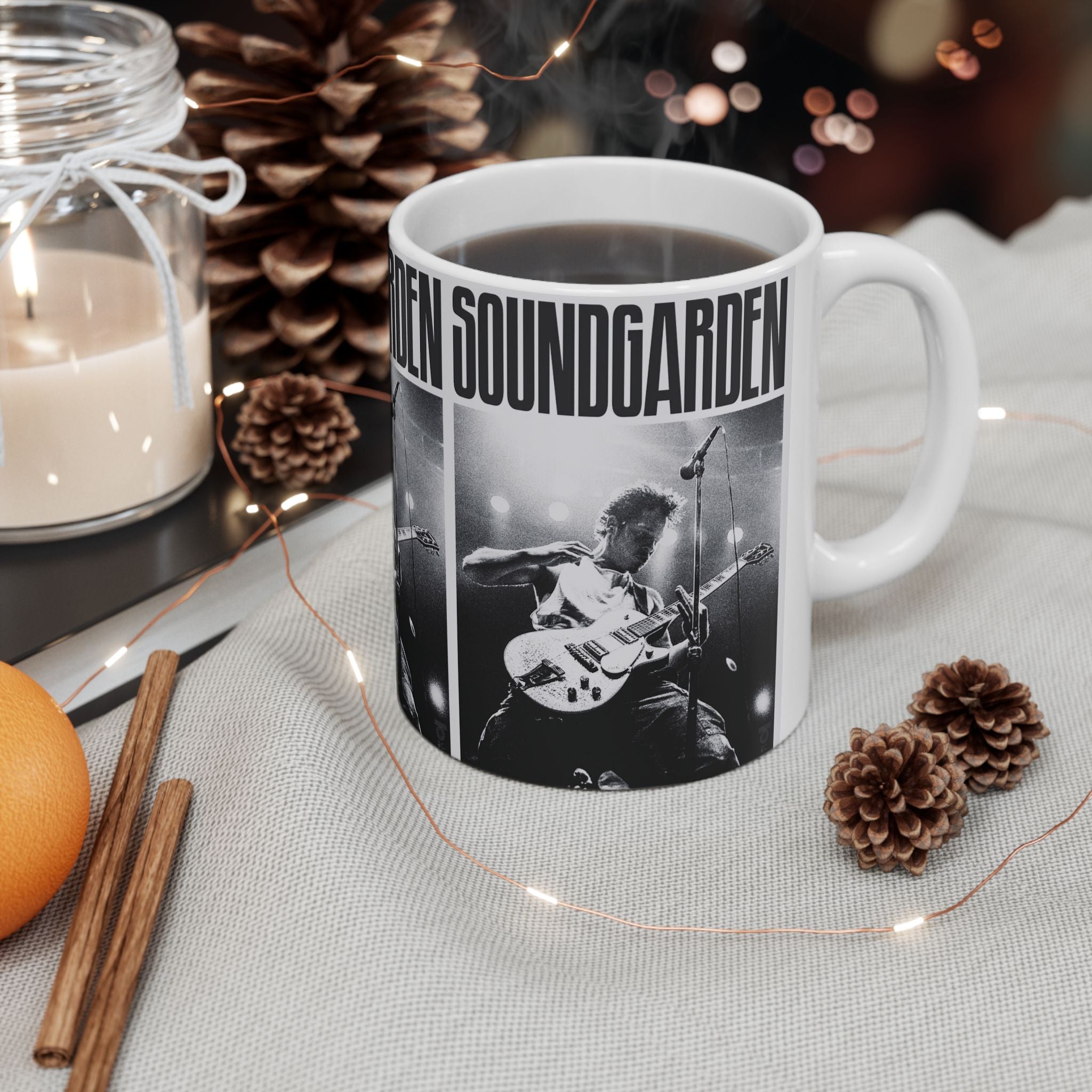 Soundgarden Chris Cornell 11oz Coffee Mug | Alternative Rock Gift 90s Music Mug