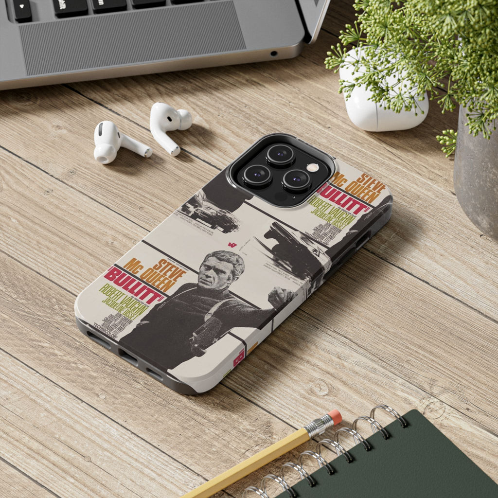Steve McQueen Bullitt Movie Tough Phone Case | Classic Car Chase Film Phone Case