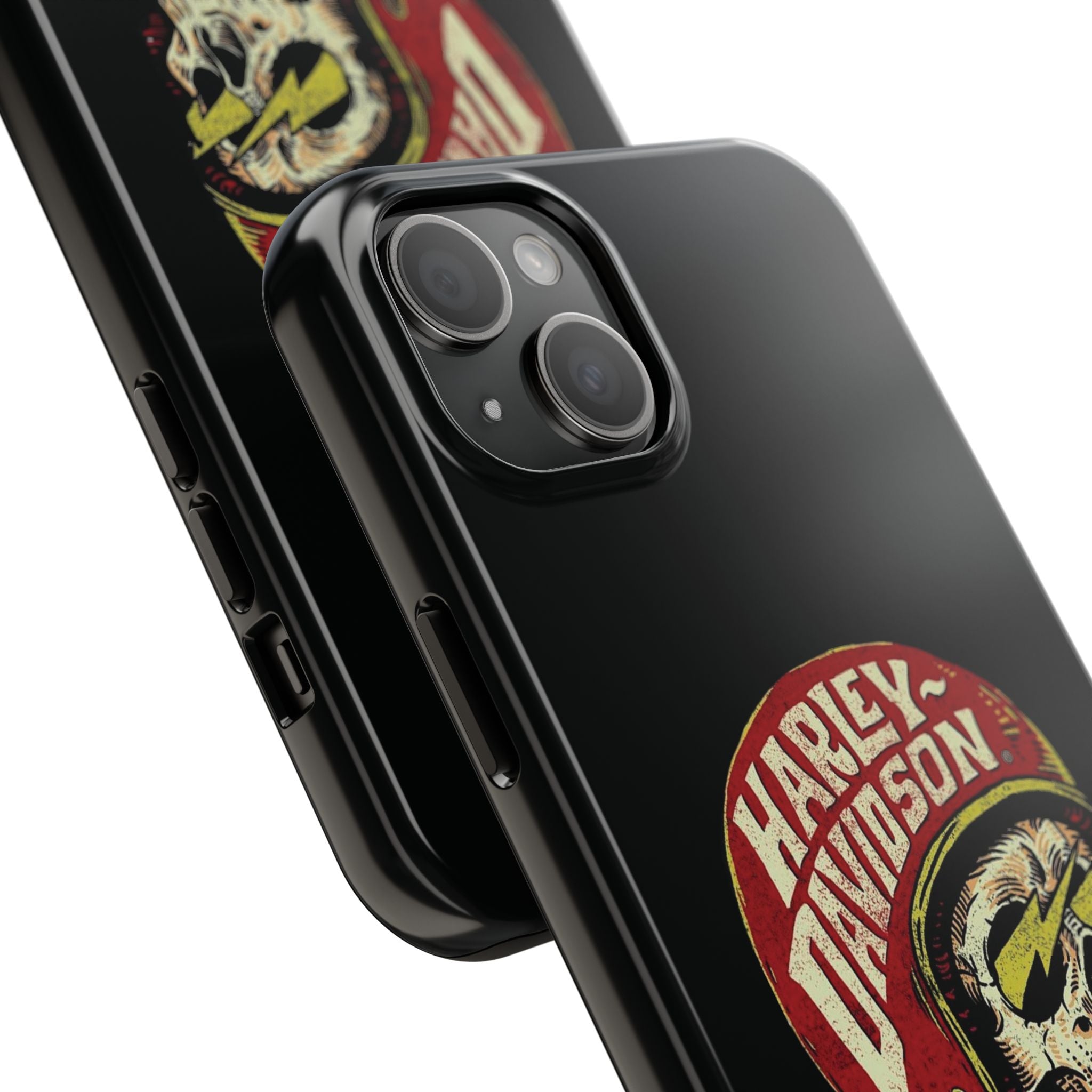 Skull Helmet Tough Phone Case | Vintage Motorcycle Biker Phone Case