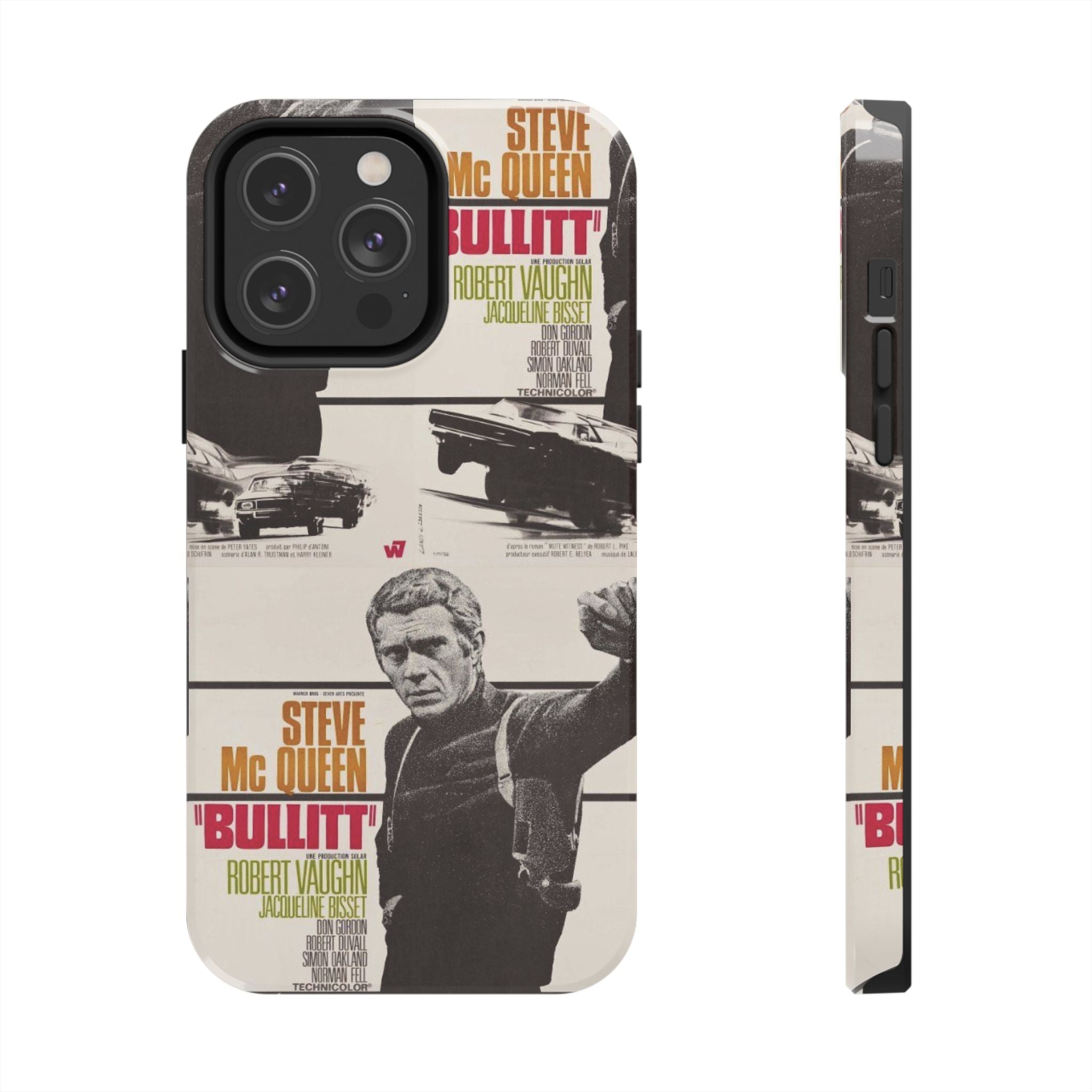 Steve McQueen Bullitt Movie Tough Phone Case | Classic Car Chase Film Phone Case