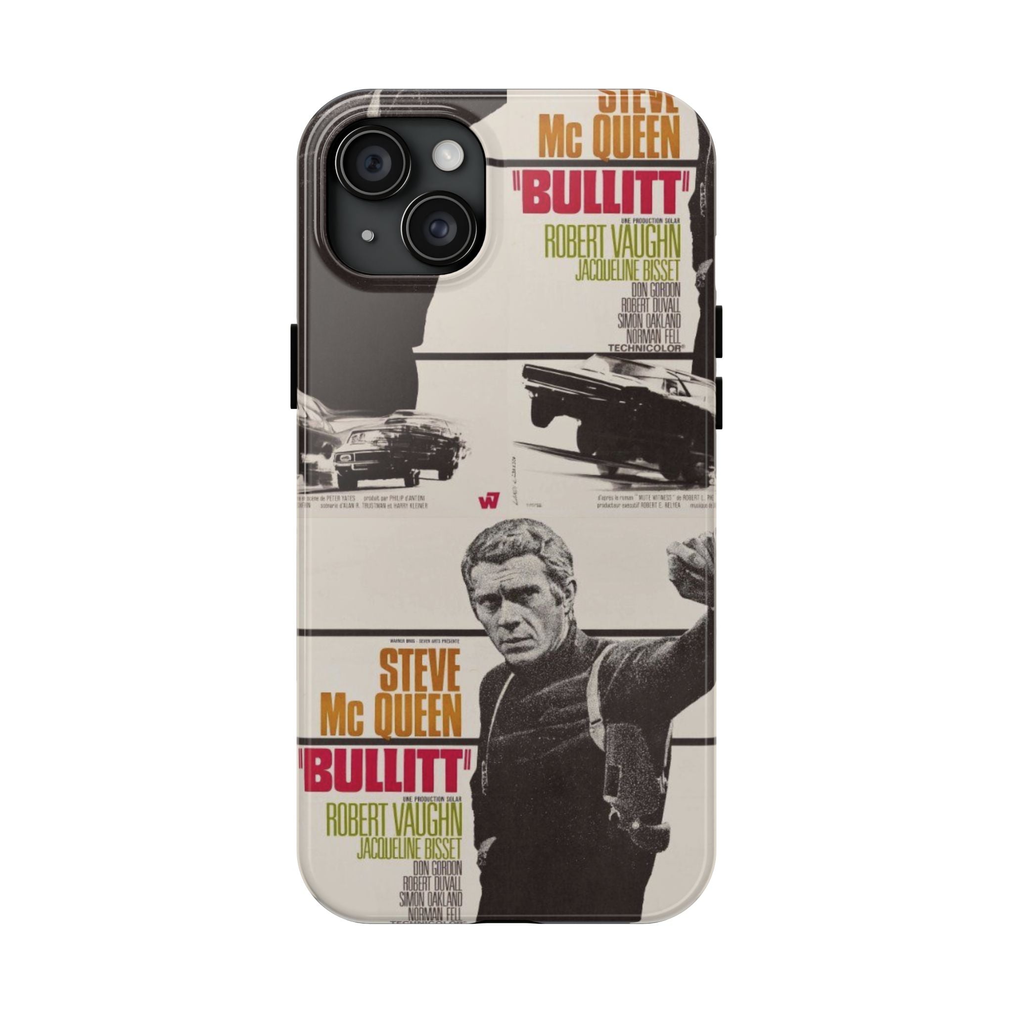 Steve McQueen Bullitt Movie Tough Phone Case | Classic Car Chase Film Phone Case