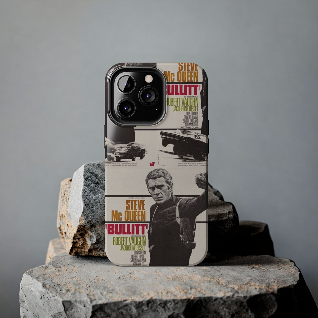 Steve McQueen Bullitt Movie Tough Phone Case | Classic Car Chase Film Phone Case
