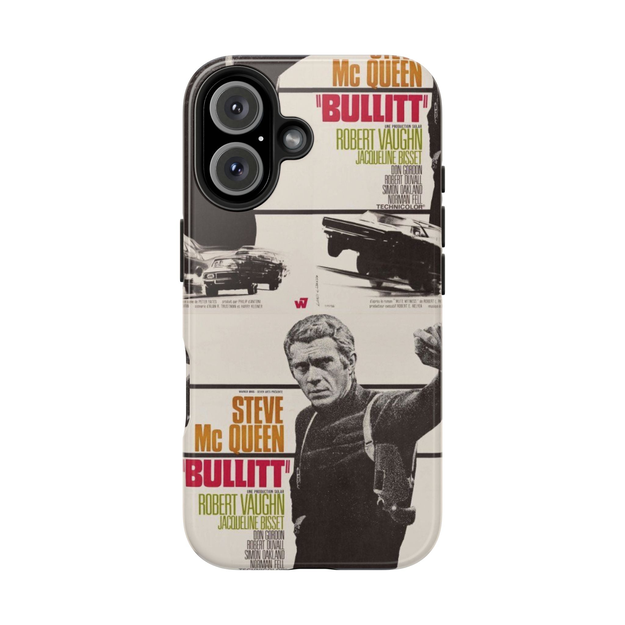 Steve McQueen Bullitt Movie Tough Phone Case | Classic Car Chase Film Phone Case