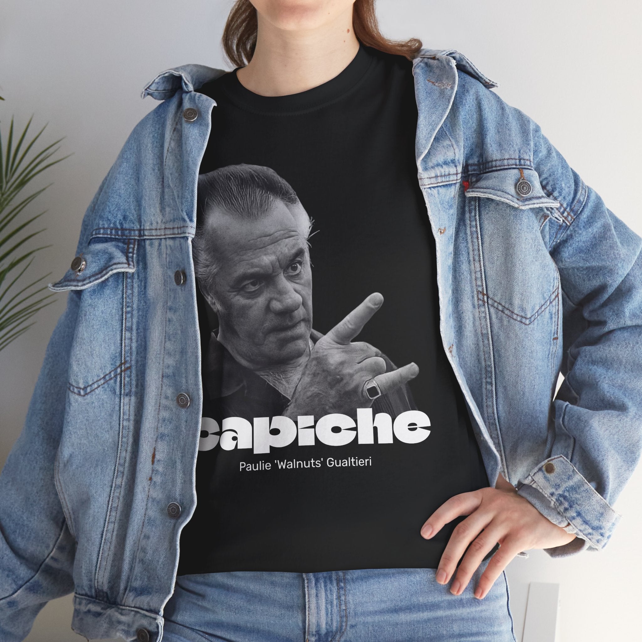 Unisex Paulie Walnuts Gualtieri Capiche Custom Design T-Shirt | One-of-a-Kind Mafia Style Graphic Tee