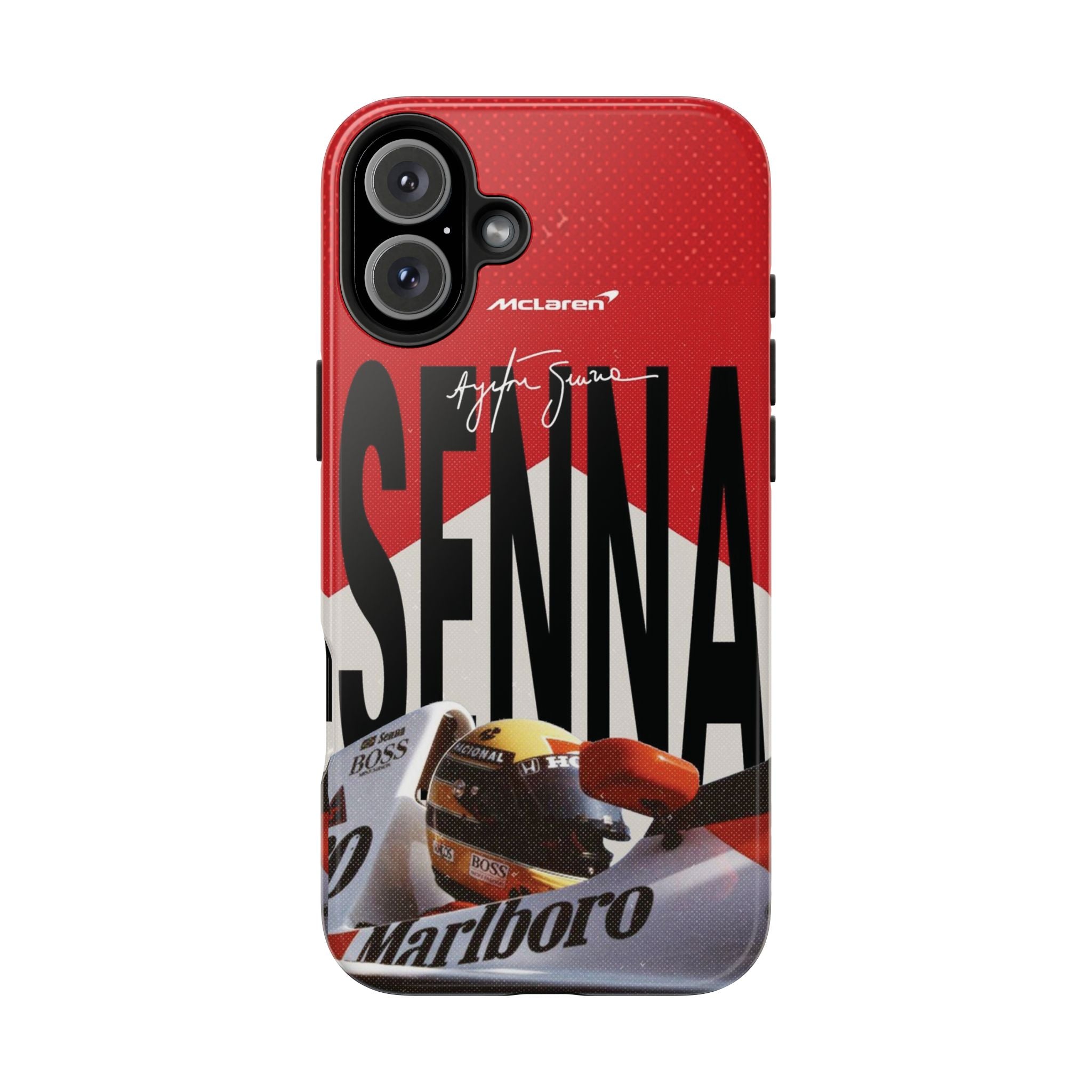 Ayrton Senna McLaren F1 Tough Phone Case | Formula 1 Racing Legend Phone Case
