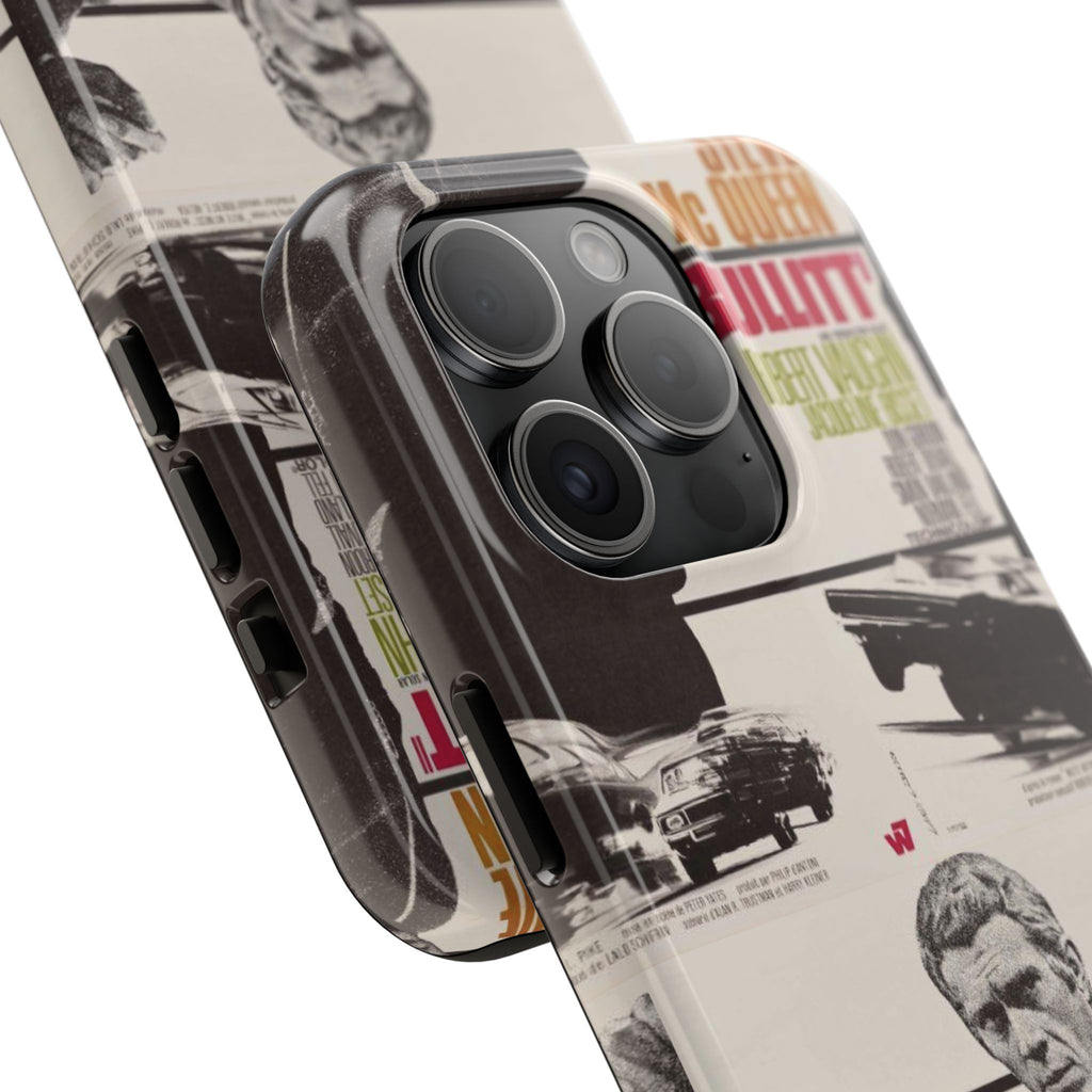 Steve McQueen Bullitt Movie Tough Phone Case | Classic Car Chase Film Phone Case