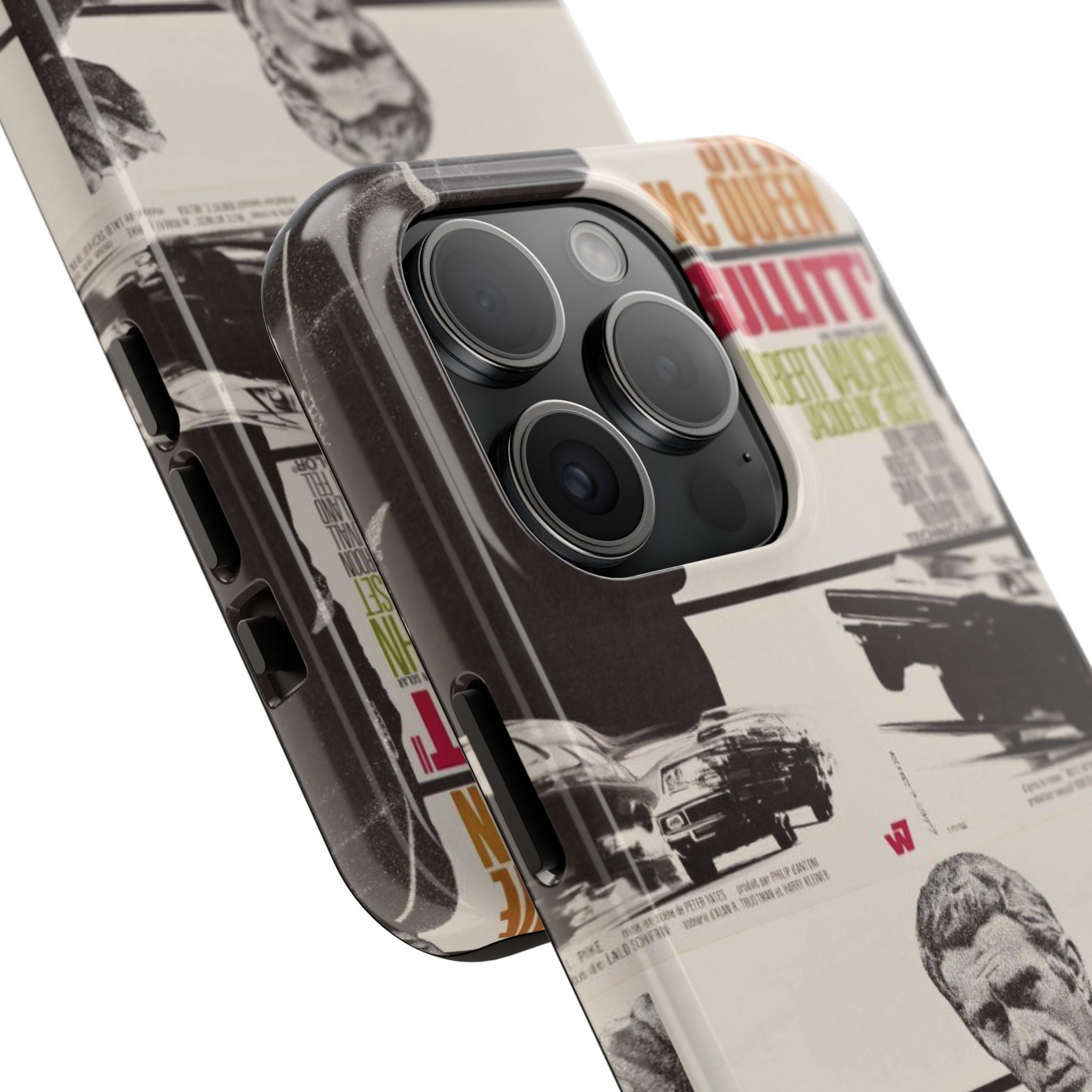 Steve McQueen Bullitt Movie Tough Phone Case | Classic Car Chase Film Phone Case