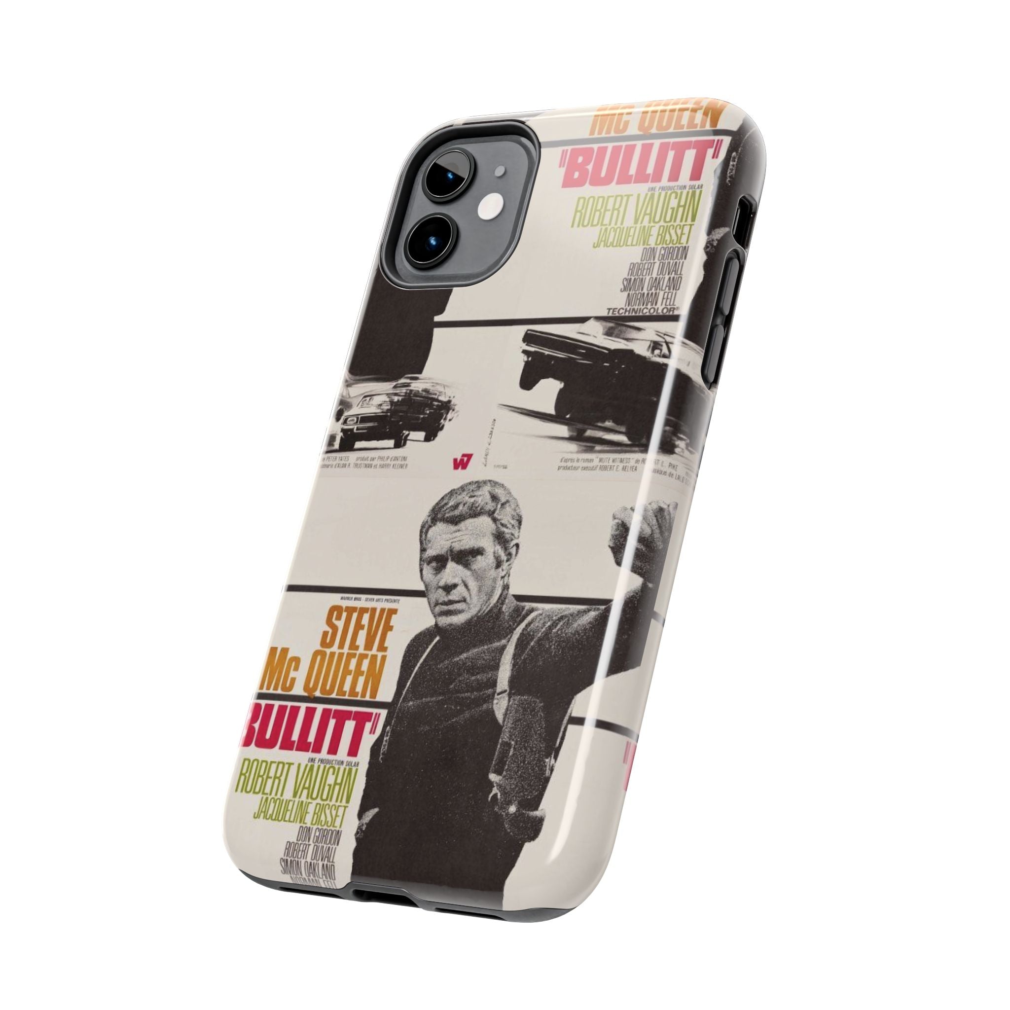 Steve McQueen Bullitt Movie Tough Phone Case | Classic Car Chase Film Phone Case