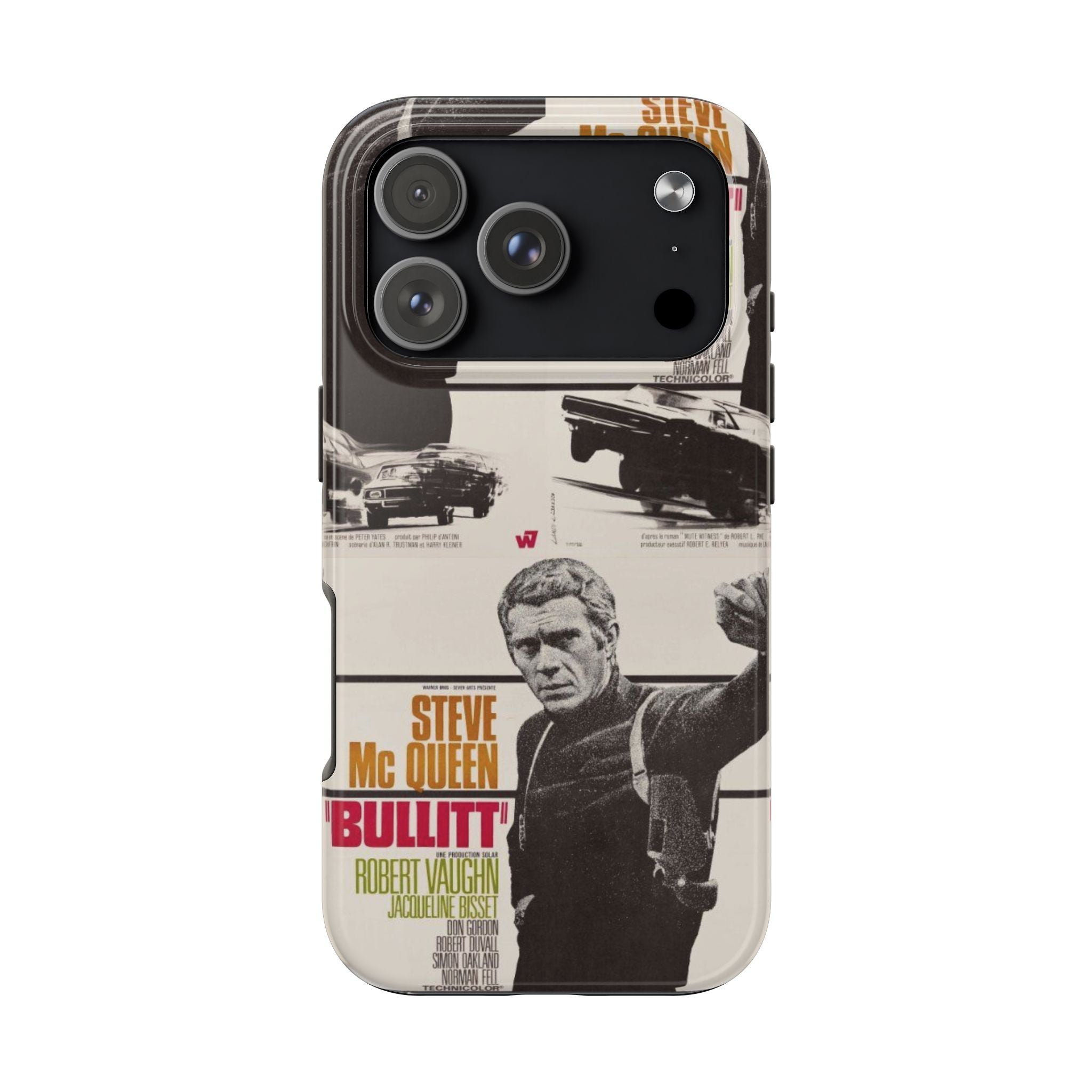 Steve McQueen Bullitt Movie Tough Phone Case | Classic Car Chase Film Phone Case