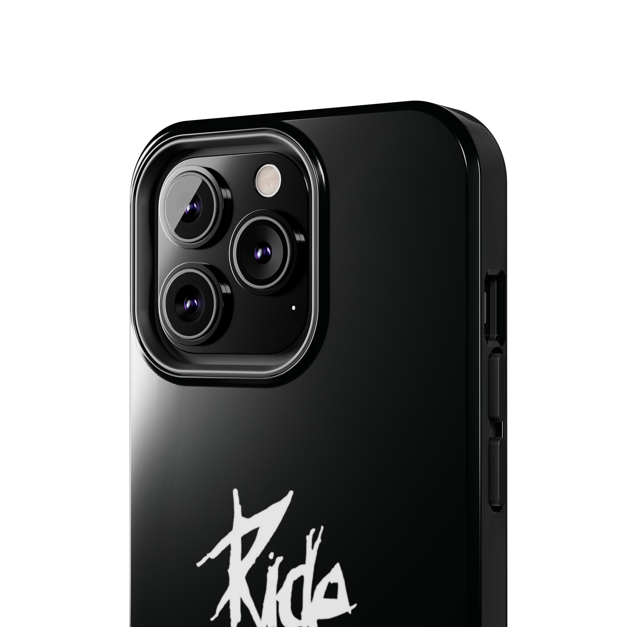 Ride or Die Skull Tough Phone Case | Edgy Script Biker Style Phone Case