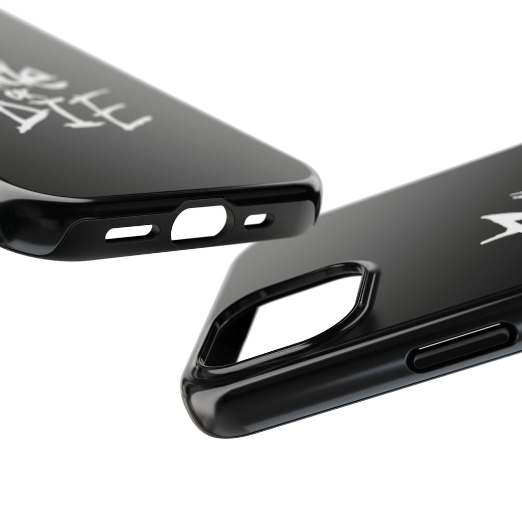 Ride or Die Skull Tough Phone Case | Edgy Script Biker Style Phone Case