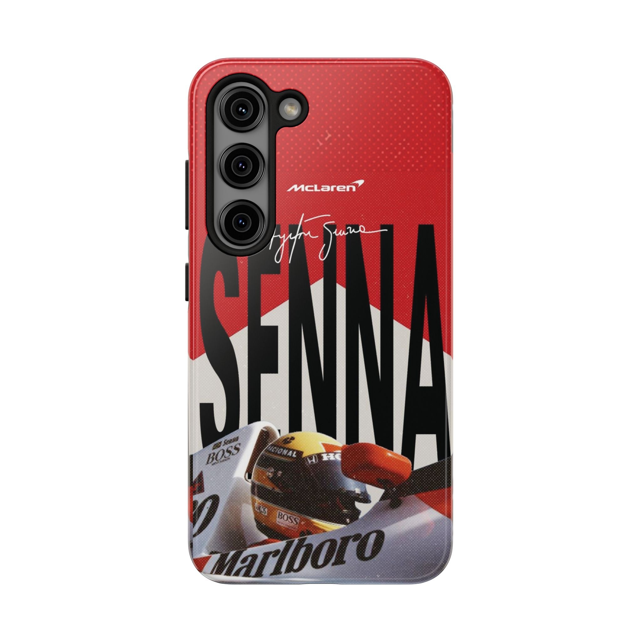 Ayrton Senna McLaren F1 Tough Phone Case | Formula 1 Racing Legend Phone Case