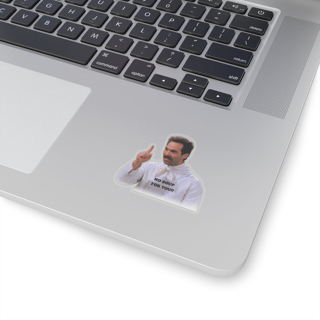 Seinfeld Soup N*zi No Soup For You Sticker | Funny Laptop Sticker (4 Sizes)