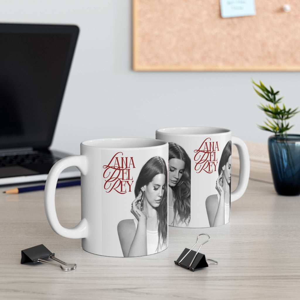 Lana Del Rey 11oz Ceramic Coffee Mug | Indie Pop Singer Coffee Cup Gift for Music Lovers
