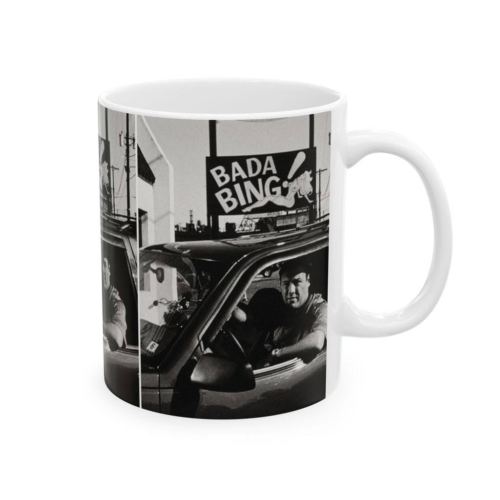 Tony Soprano Bada Bing Mug 11oz Ceramic Coffee Mug | The Sopranos Inspired Coffee Cup Gift for Crime Drama Fans