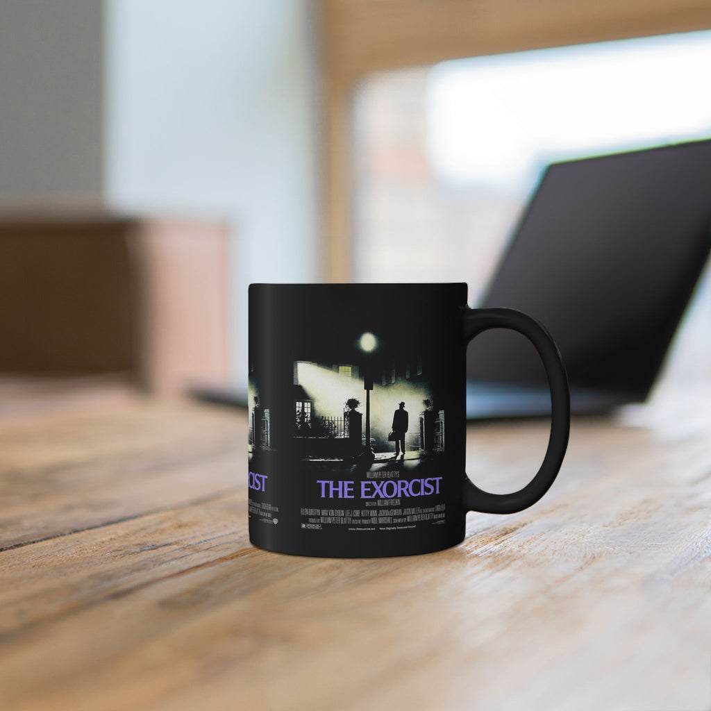 The Exorcist Movie Classic Horror Film 11oz Black Coffee Mug