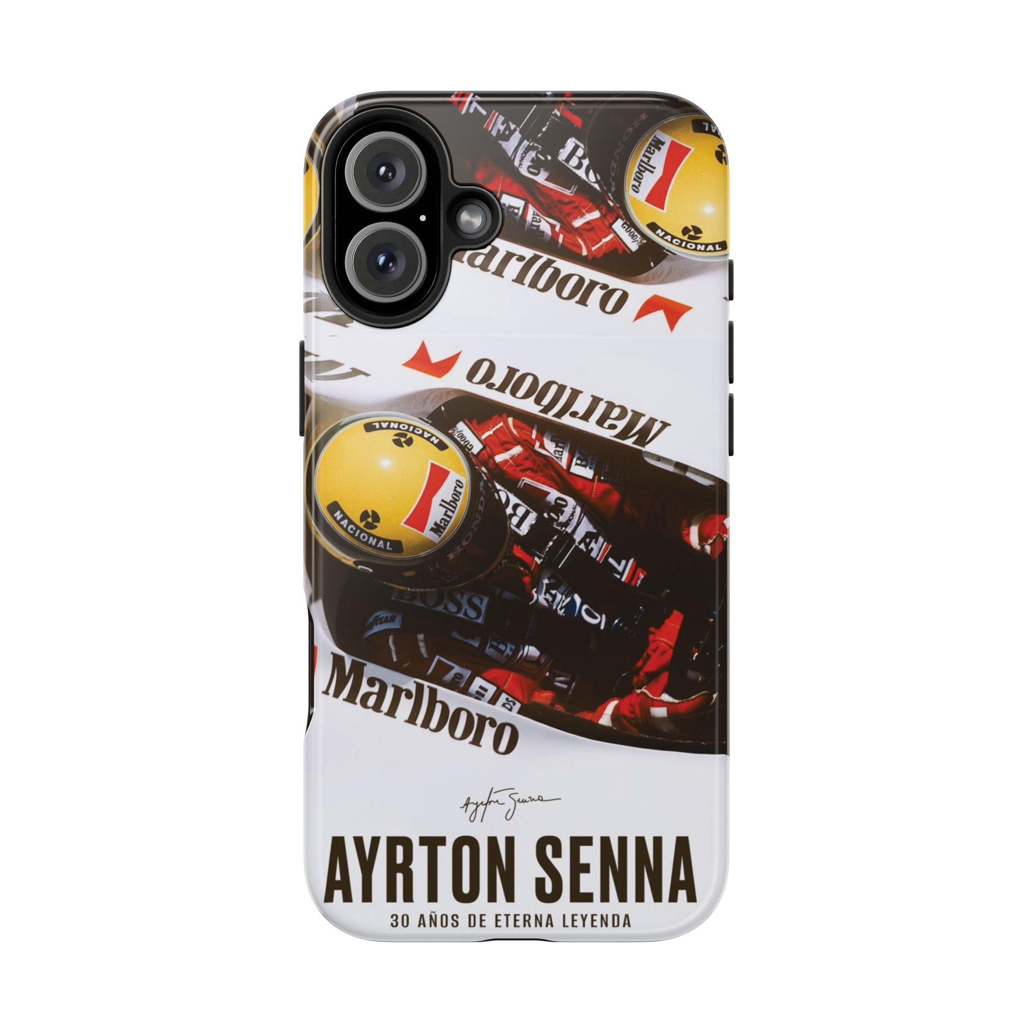 Ayrton Senna McLaren F1 Tough Phone Case | F1 Racing Legend Accessory