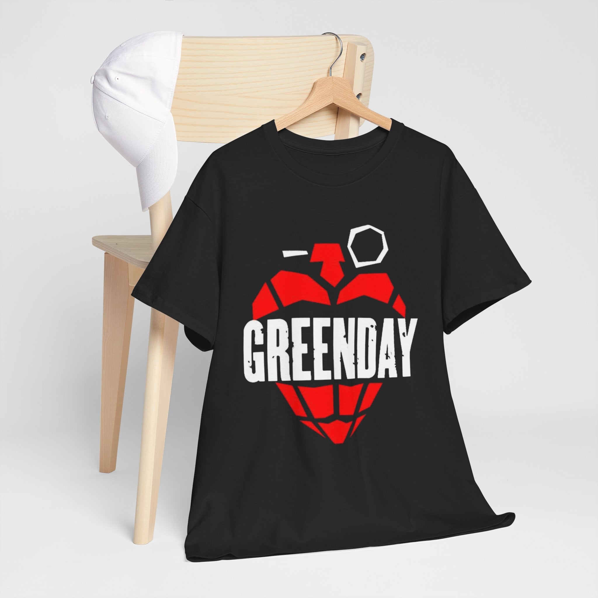 Unisex Green Day American Idiot Punk Rock Band Vintage T-Shirt