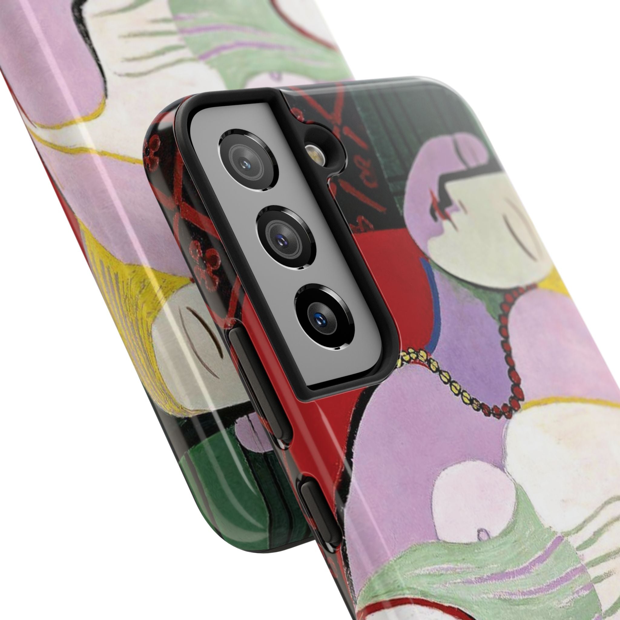 Picasso-Inspired Abstract Woman Tough Phone Case | Cubist Sleeping Woman Art Phone Case