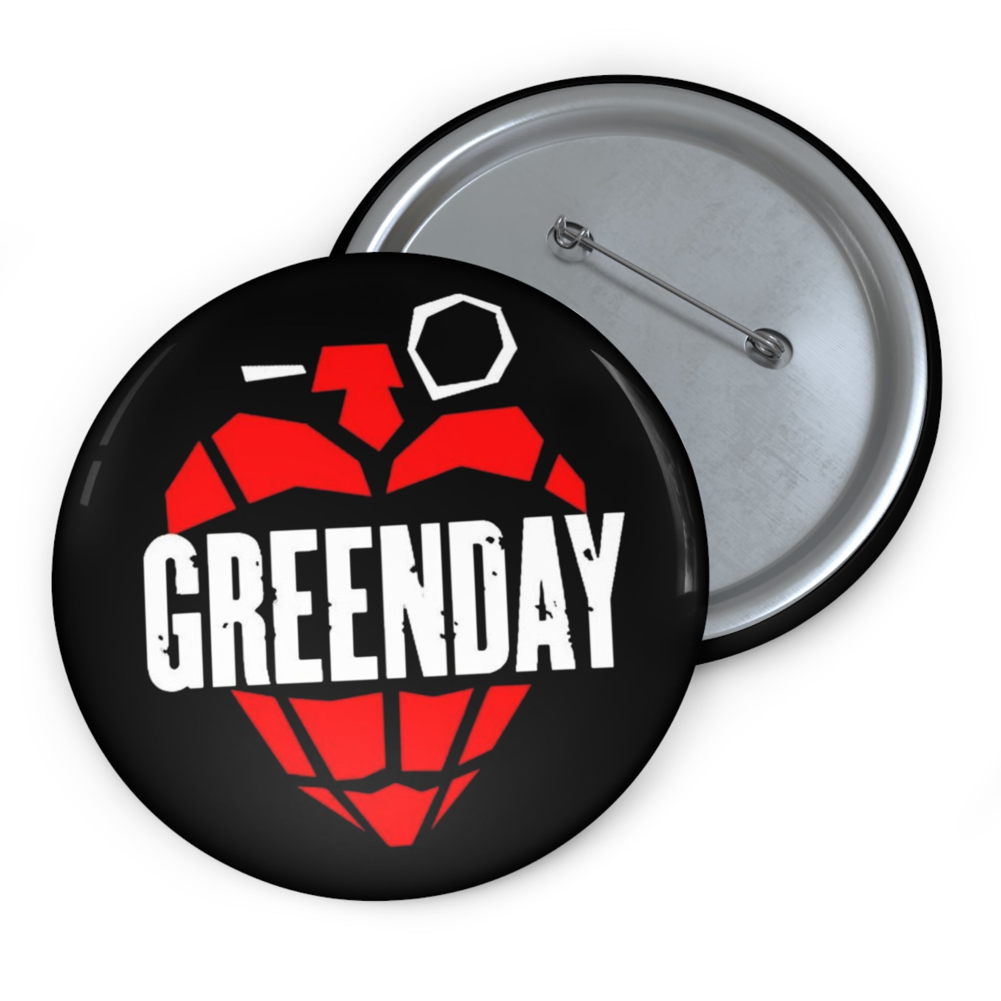 Green Day American Idiot Inspired Rock Band Pin Button (3 Sizes)