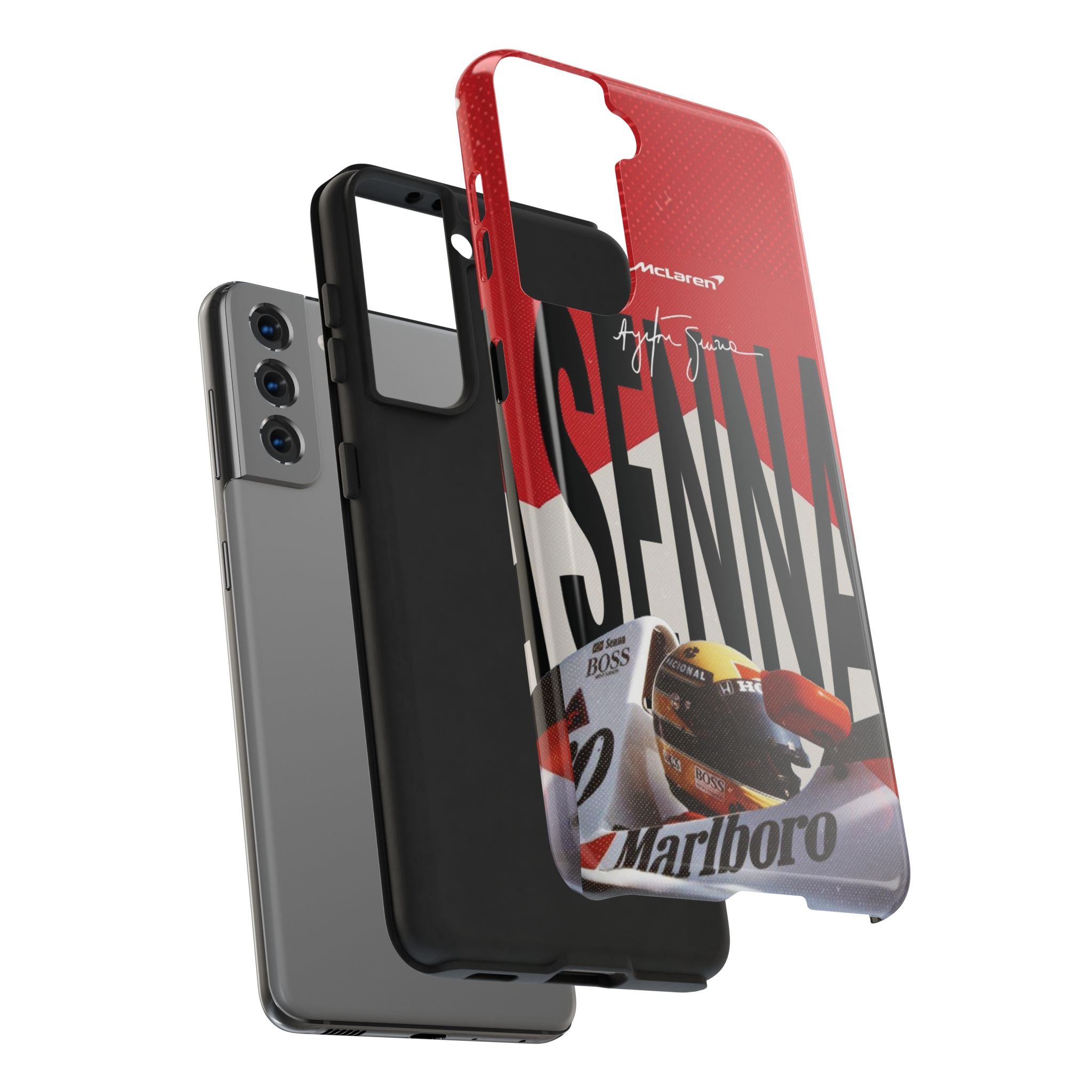 Ayrton Senna McLaren F1 Tough Phone Case | Formula 1 Racing Legend Phone Case