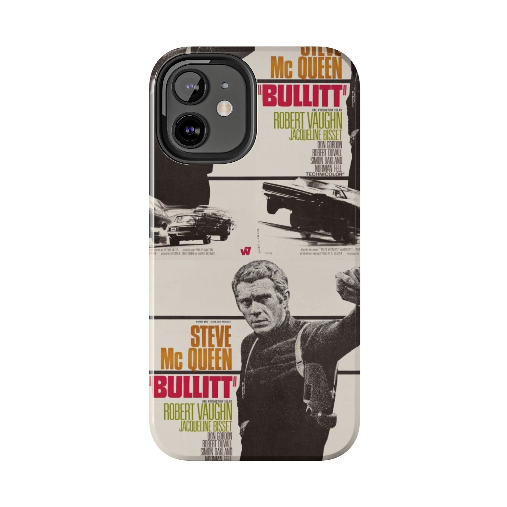 Steve McQueen Bullitt Movie Tough Phone Case | Classic Car Chase Film Phone Case