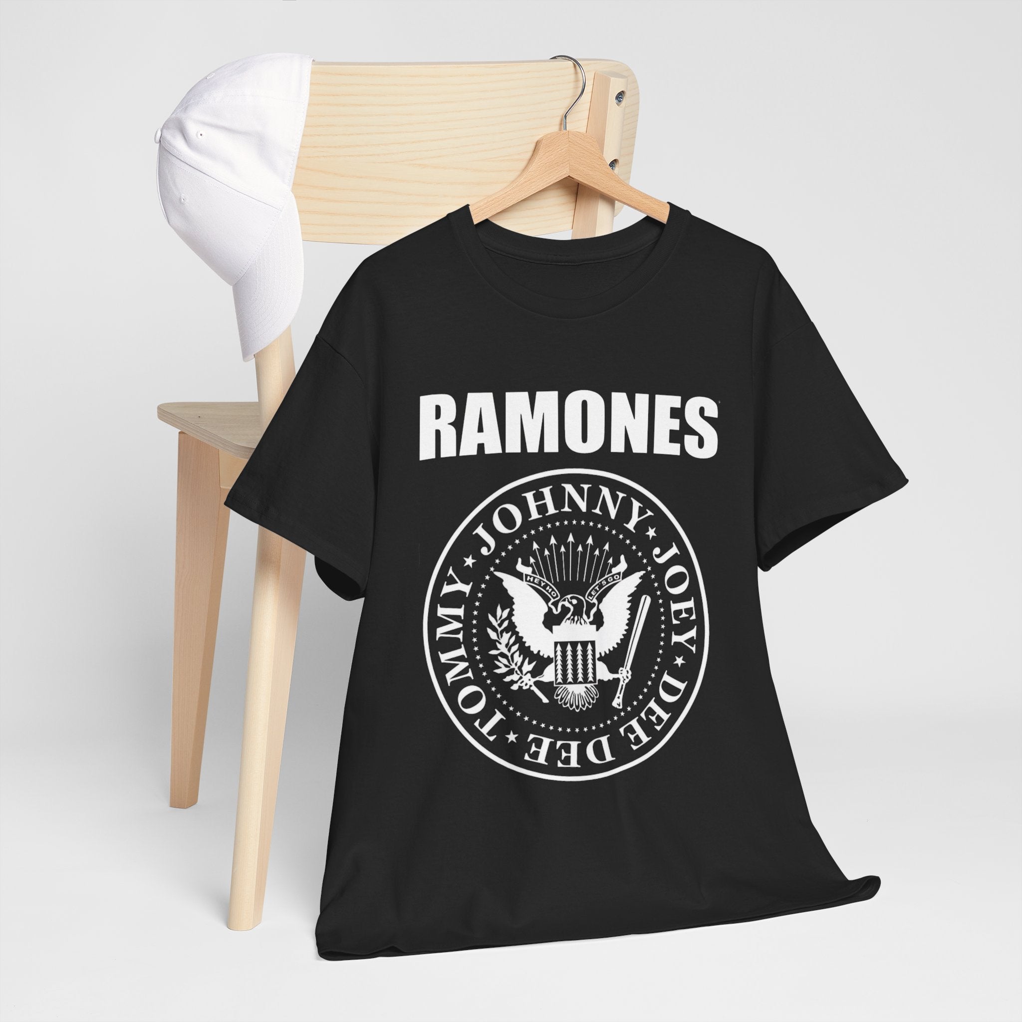 Unisex Ramones Inspired Punk Rock Band Vintage Tee | Joey Johnny Dee Dee Tommy Ramone Fan Shirt