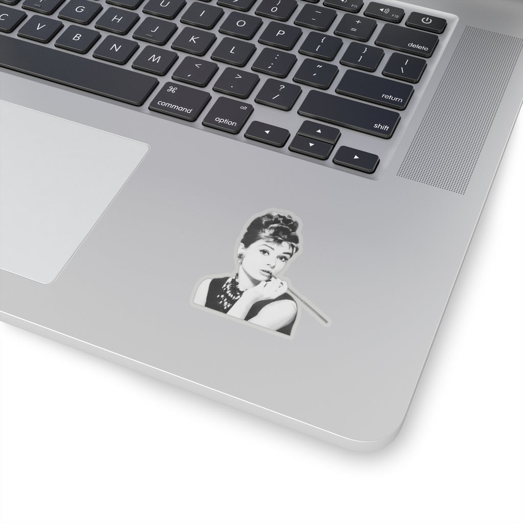 Audrey Hepburn Classic Hollywood Custom Stickers (4 Sizes)