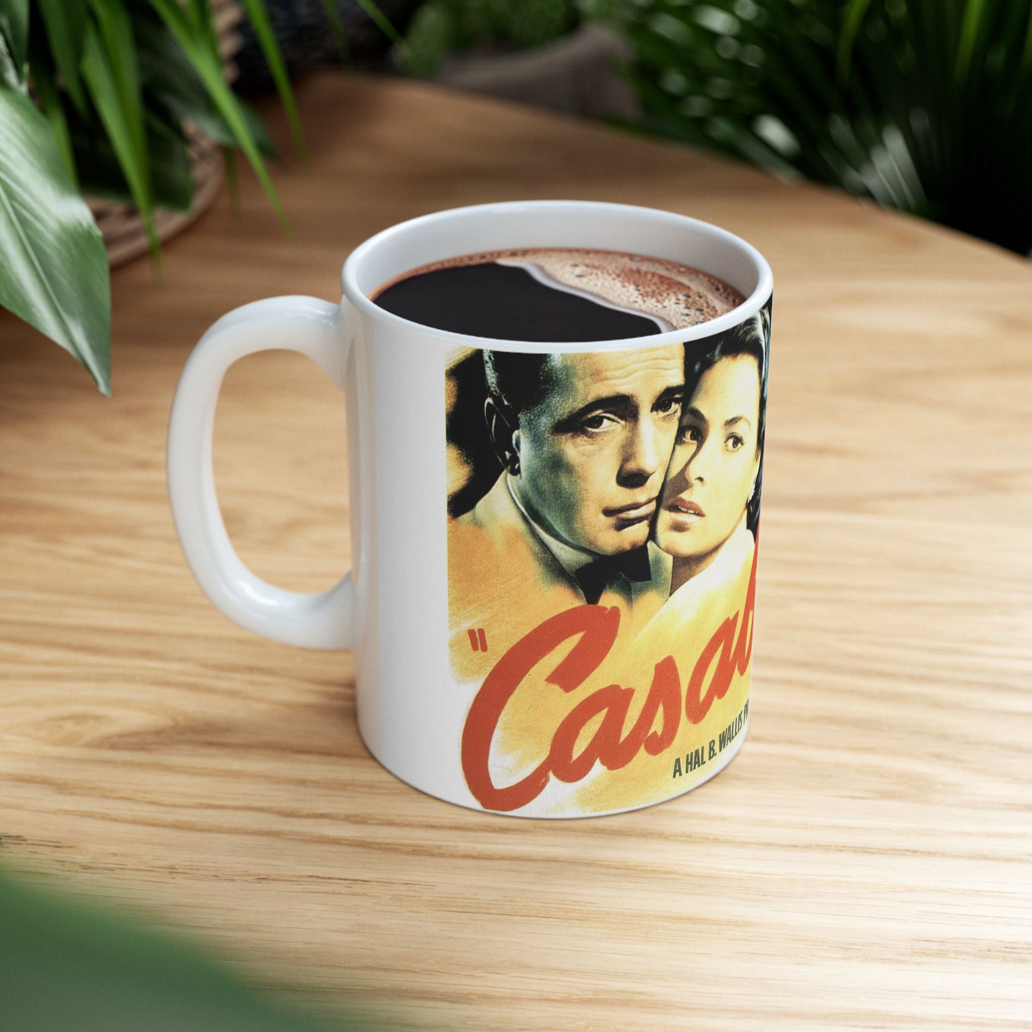 Casablanca Movie 11 oz Coffee Mug | Humphrey Bogart Ingrid Bergman Inspired Retro Hollywood