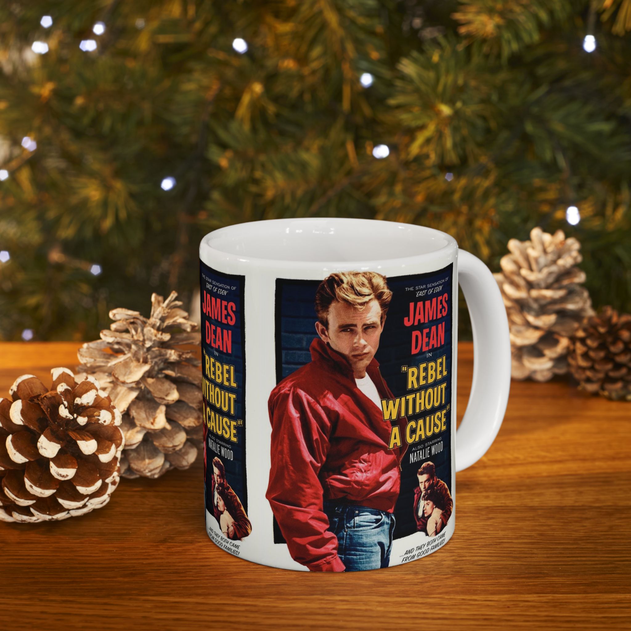 James Dean Rebel Without a Cause 11oz Coffee Mug | Vintage Film Poster