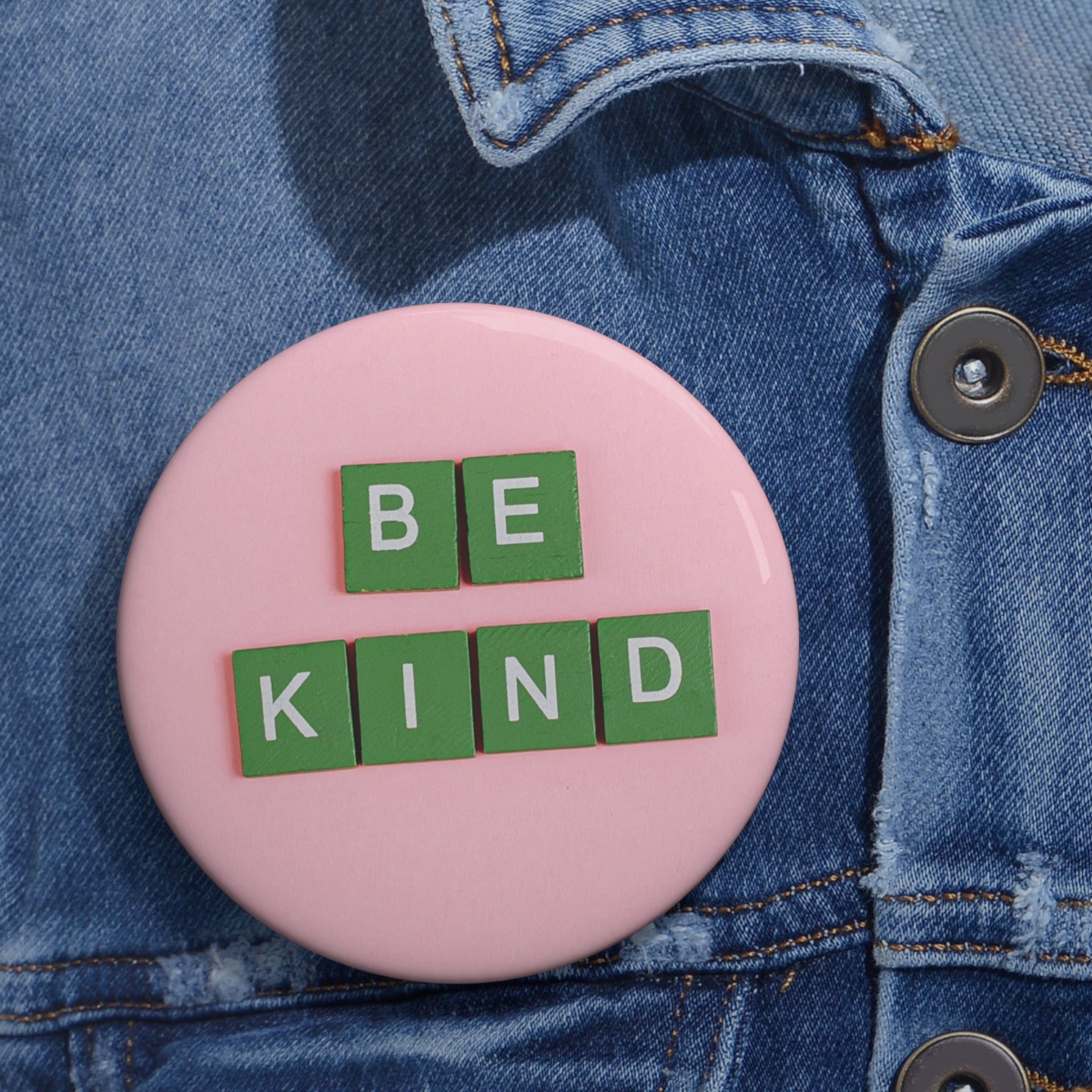 Be Kind Pin Buttons | Positive Message Badge (3 Sizes)