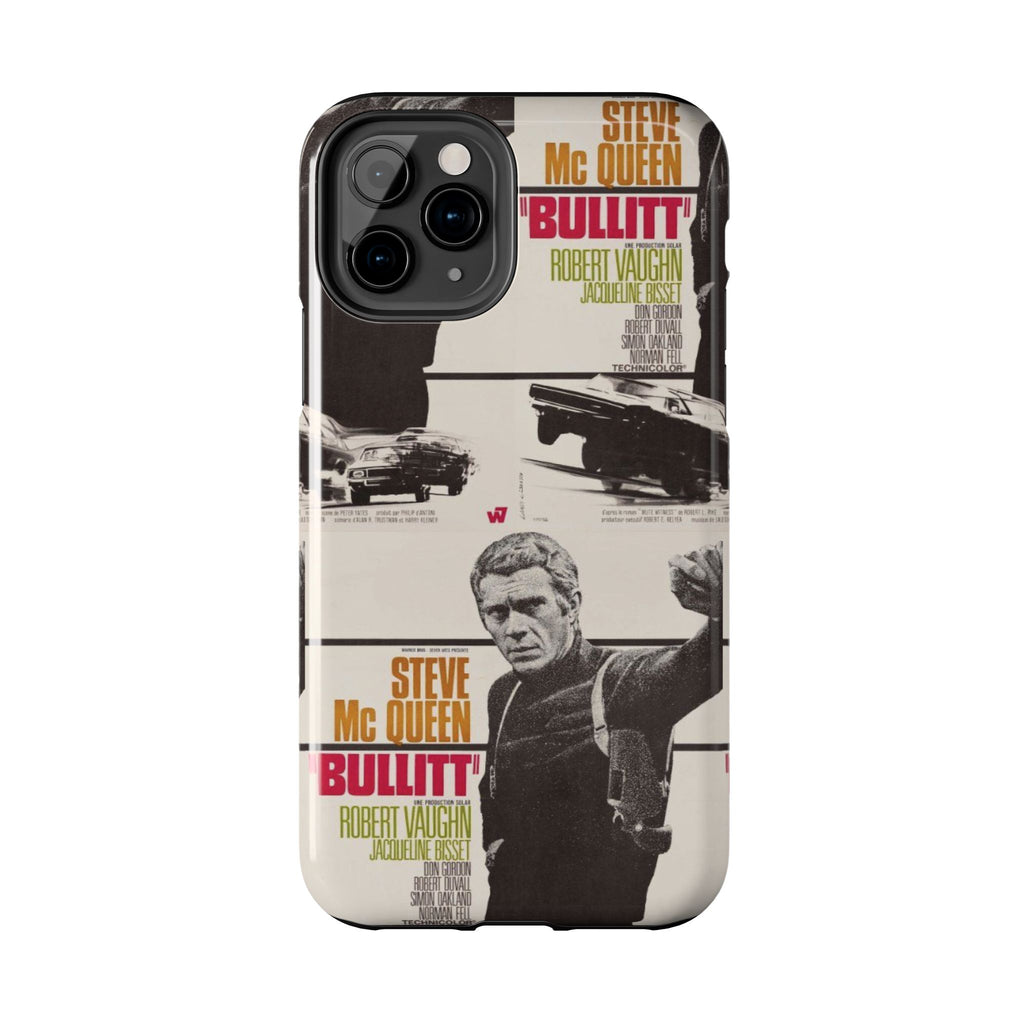 Steve McQueen Bullitt Movie Tough Phone Case | Classic Car Chase Film Phone Case