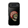 Skull Helmet Tough Phone Case | Vintage Motorcycle Biker Phone Case