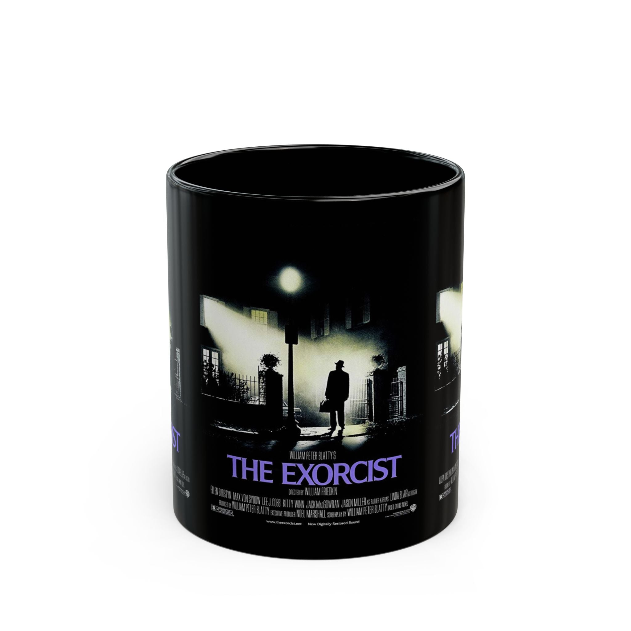 The Exorcist Movie Classic Horror Film 11oz Black Coffee Mug