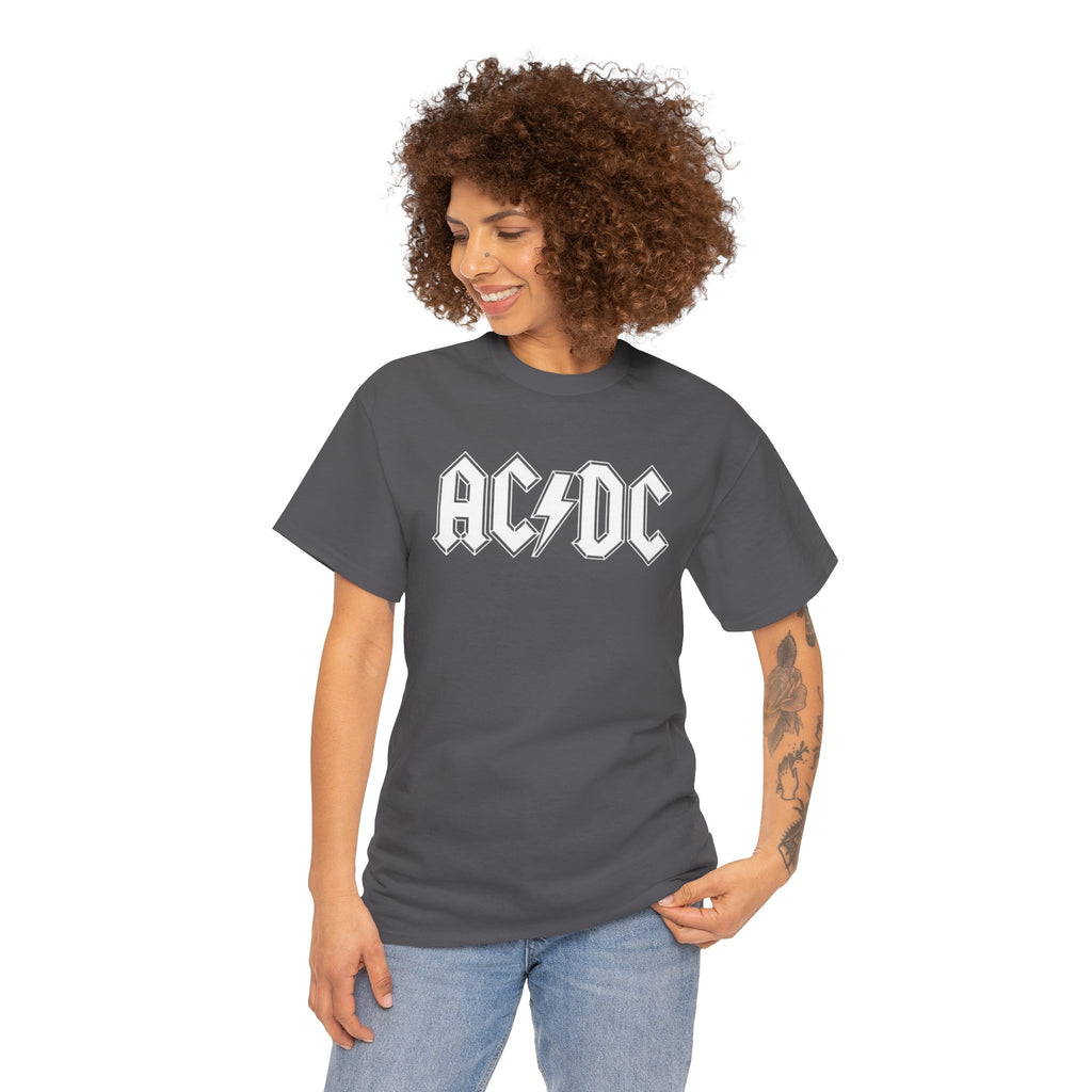 Unisex AC/DC Hard Rock band inspired with a custom batch T-Shirt (4 Colors)