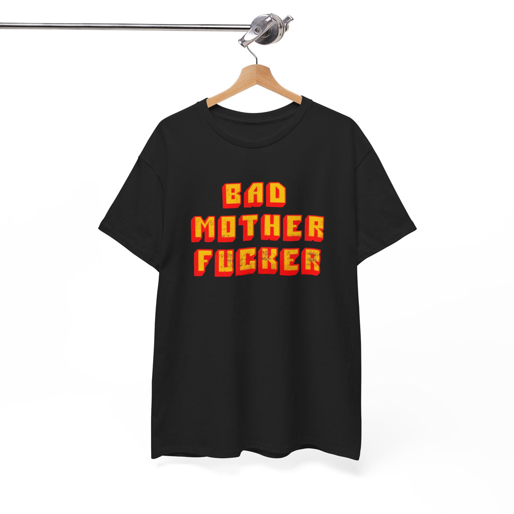 Unisex Bad Mother F*cker T-Shirt Vintage Bold Graphic Tee Edgy Streetwear Shirt