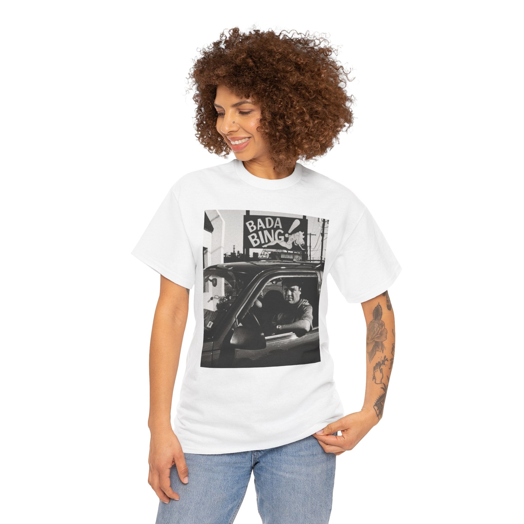 Tony Soprano Bada Bing Inspired Unisex T-Shirt | Classic Mafia TV Tee (2 colors )