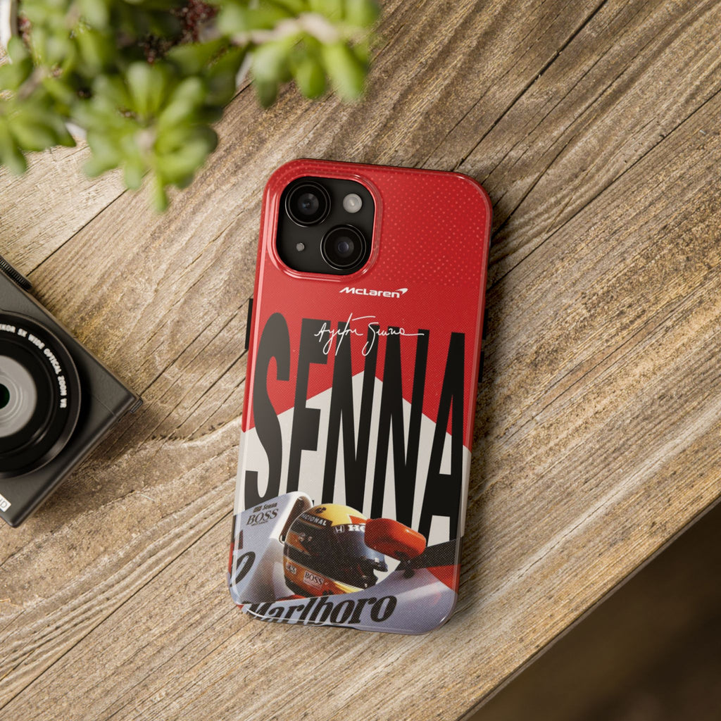 Ayrton Senna McLaren F1 Tough Phone Case | Formula 1 Racing Legend Phone Case