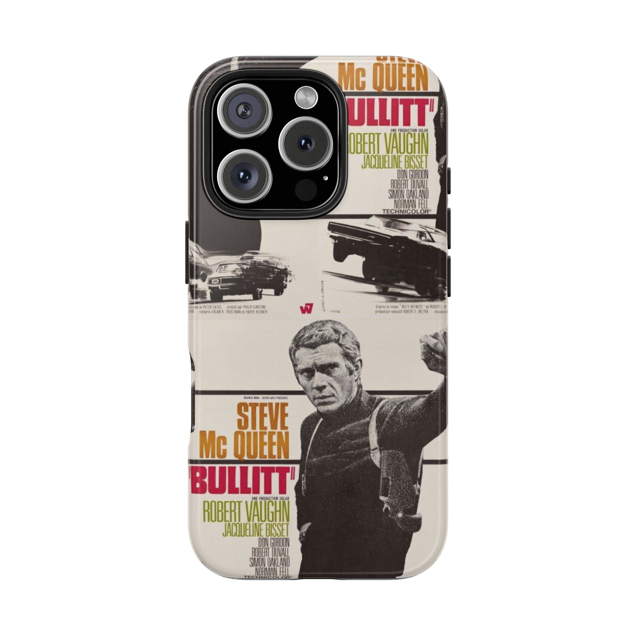 Steve McQueen Bullitt Movie Tough Phone Case | Classic Car Chase Film Phone Case