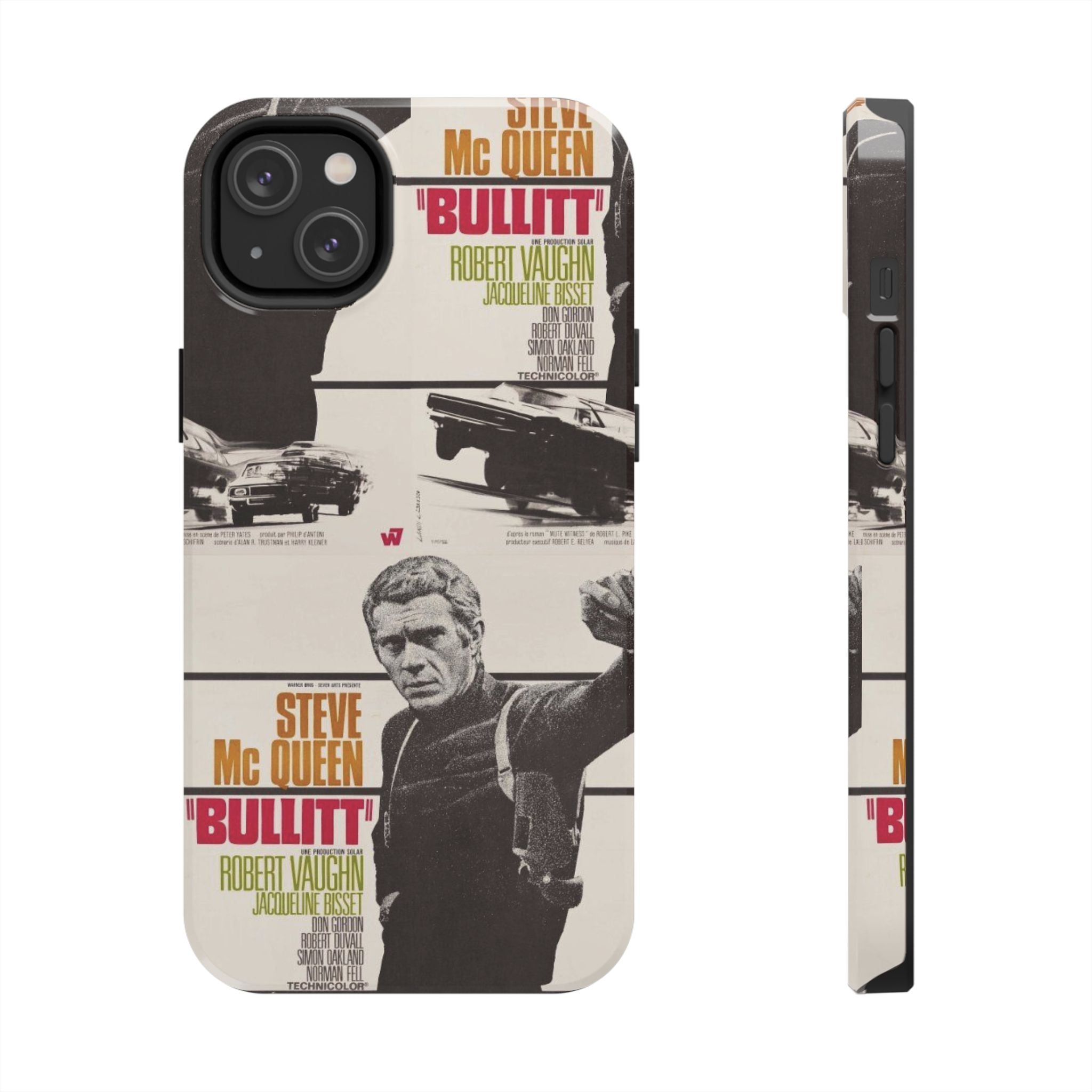 Steve McQueen Bullitt Movie Tough Phone Case | Classic Car Chase Film Phone Case