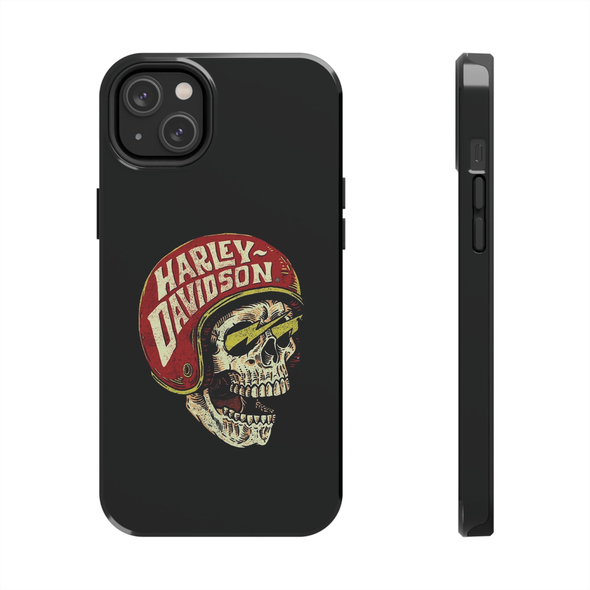 Skull Helmet Tough Phone Case | Vintage Motorcycle Biker Phone Case