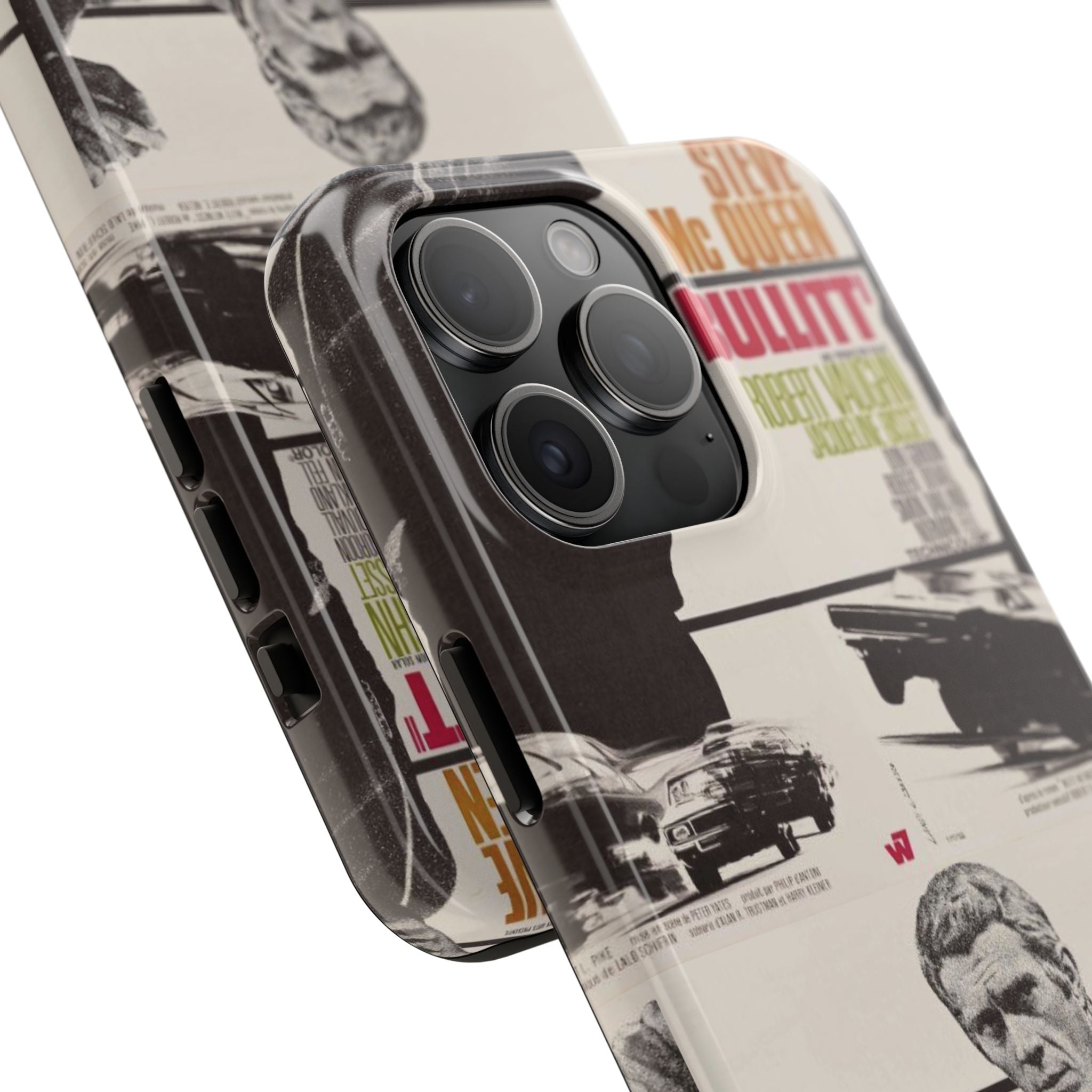 Steve McQueen Bullitt Movie Tough Phone Case | Classic Car Chase Film Phone Case