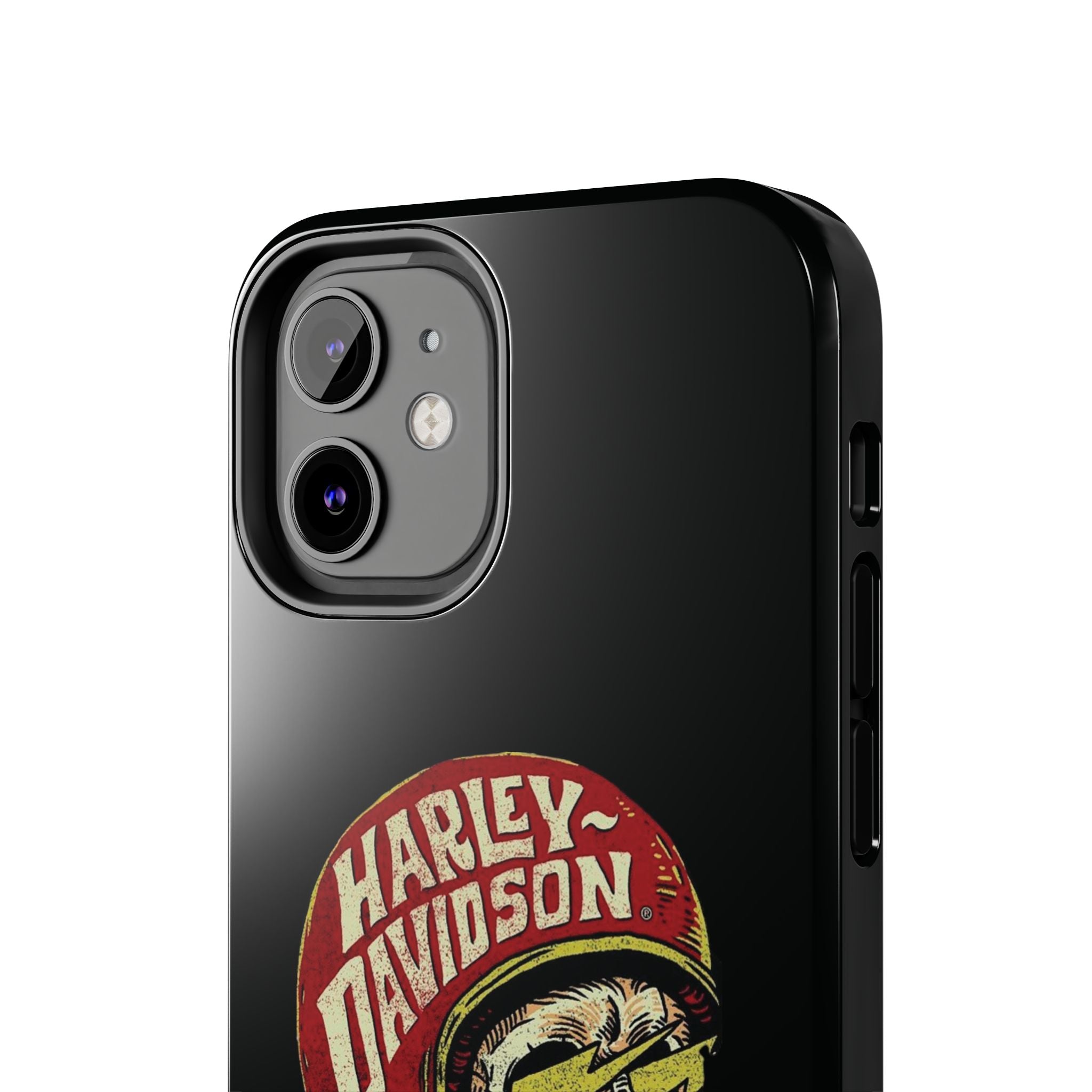 Skull Helmet Tough Phone Case | Vintage Motorcycle Biker Phone Case