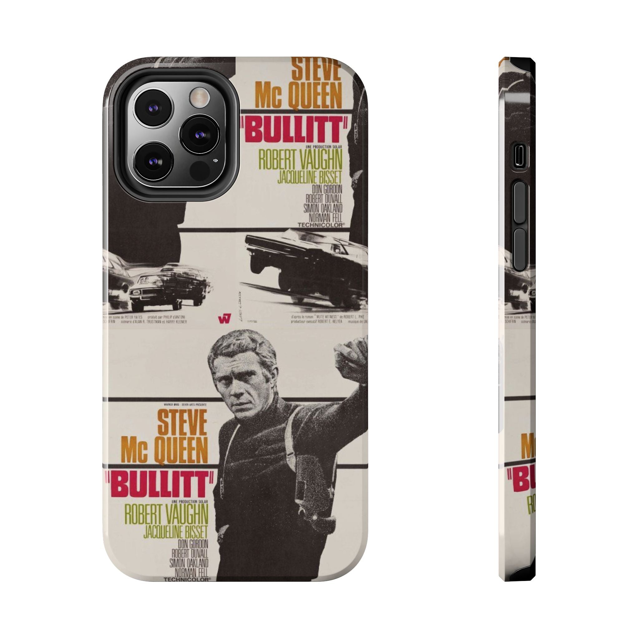 Steve McQueen Bullitt Movie Tough Phone Case | Classic Car Chase Film Phone Case