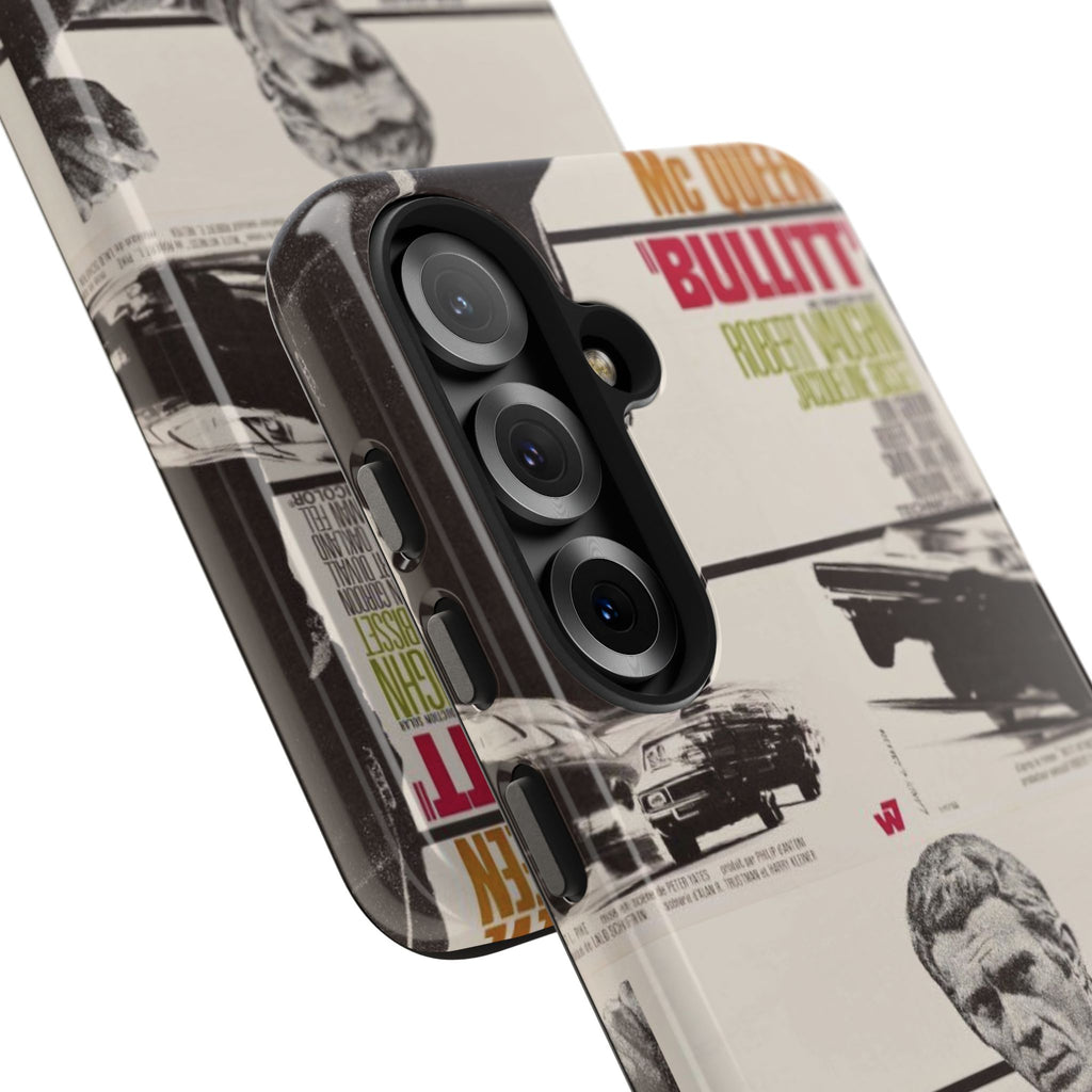 Steve McQueen Bullitt Movie Tough Phone Case | Classic Car Chase Film Phone Case