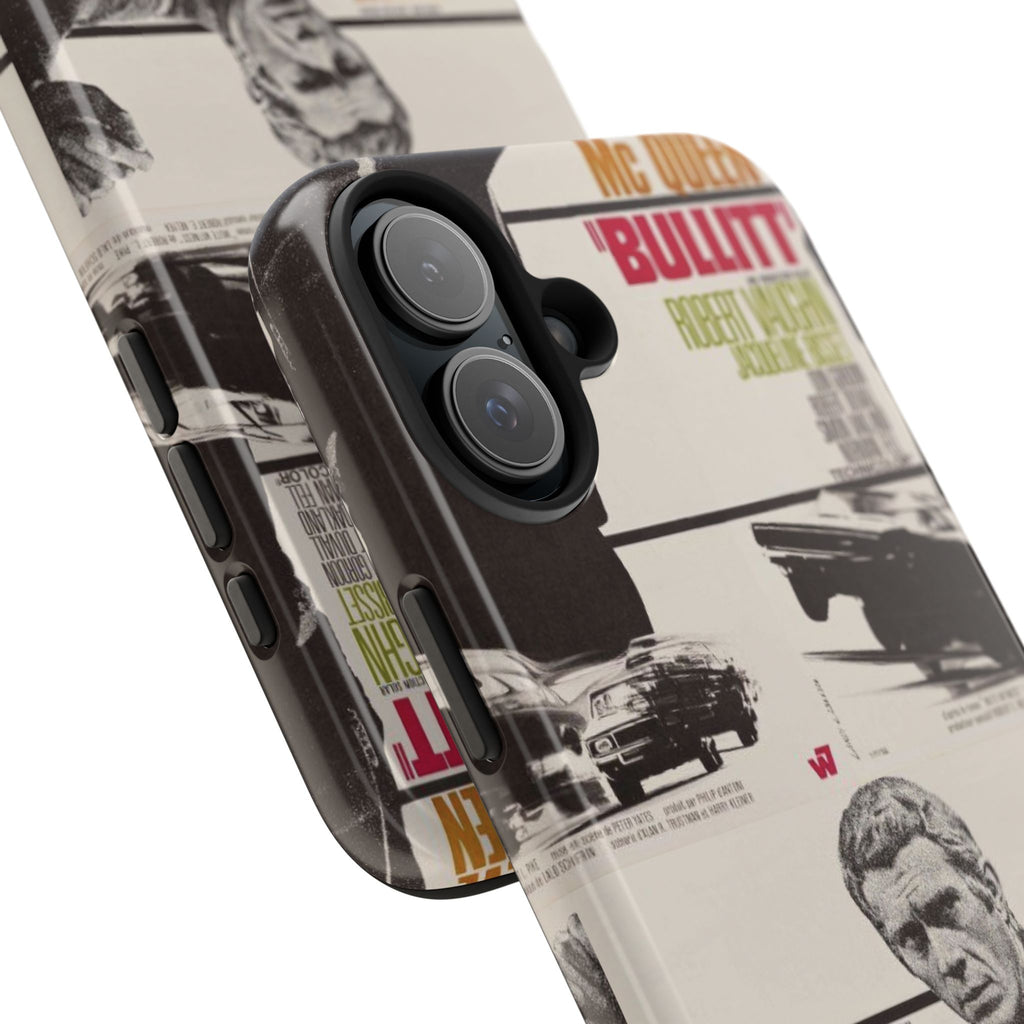 Steve McQueen Bullitt Movie Tough Phone Case | Classic Car Chase Film Phone Case